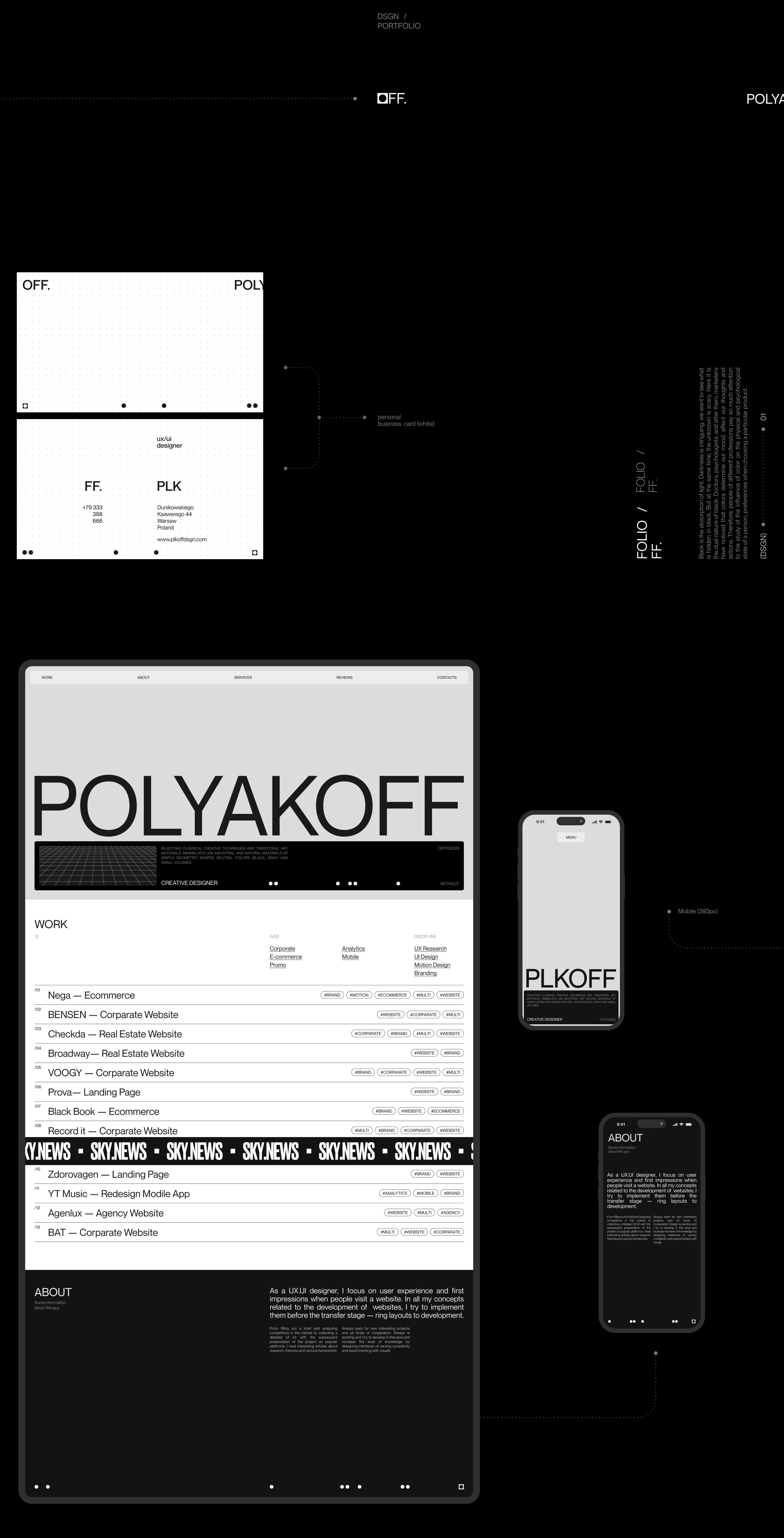 OFF.STUDIO [web.&branding] — Изображение №1 — Интерфейсы, Брендинг на Dprofile