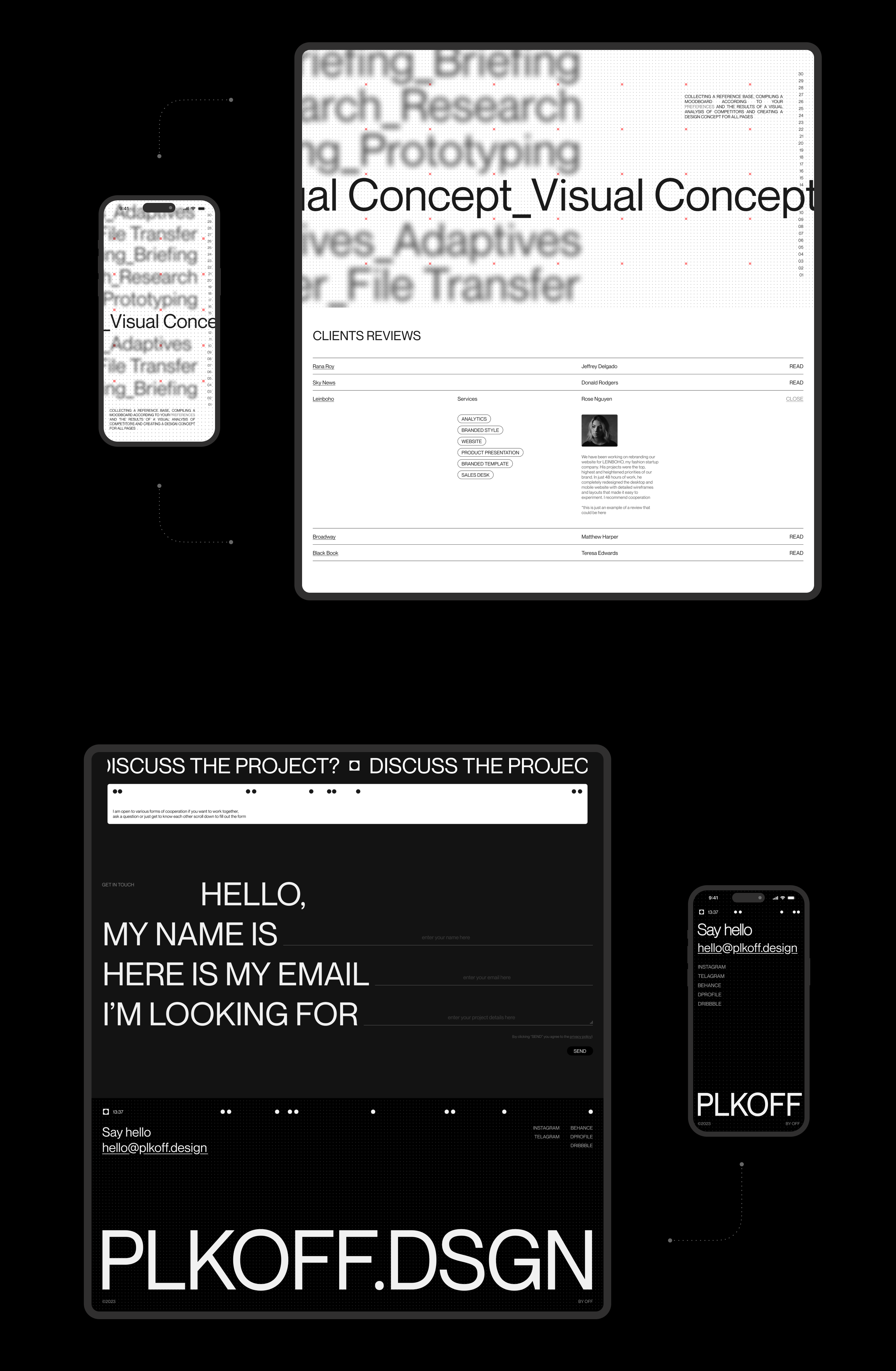OFF.STUDIO [web.&branding] — Изображение №2 — Интерфейсы, Брендинг на Dprofile