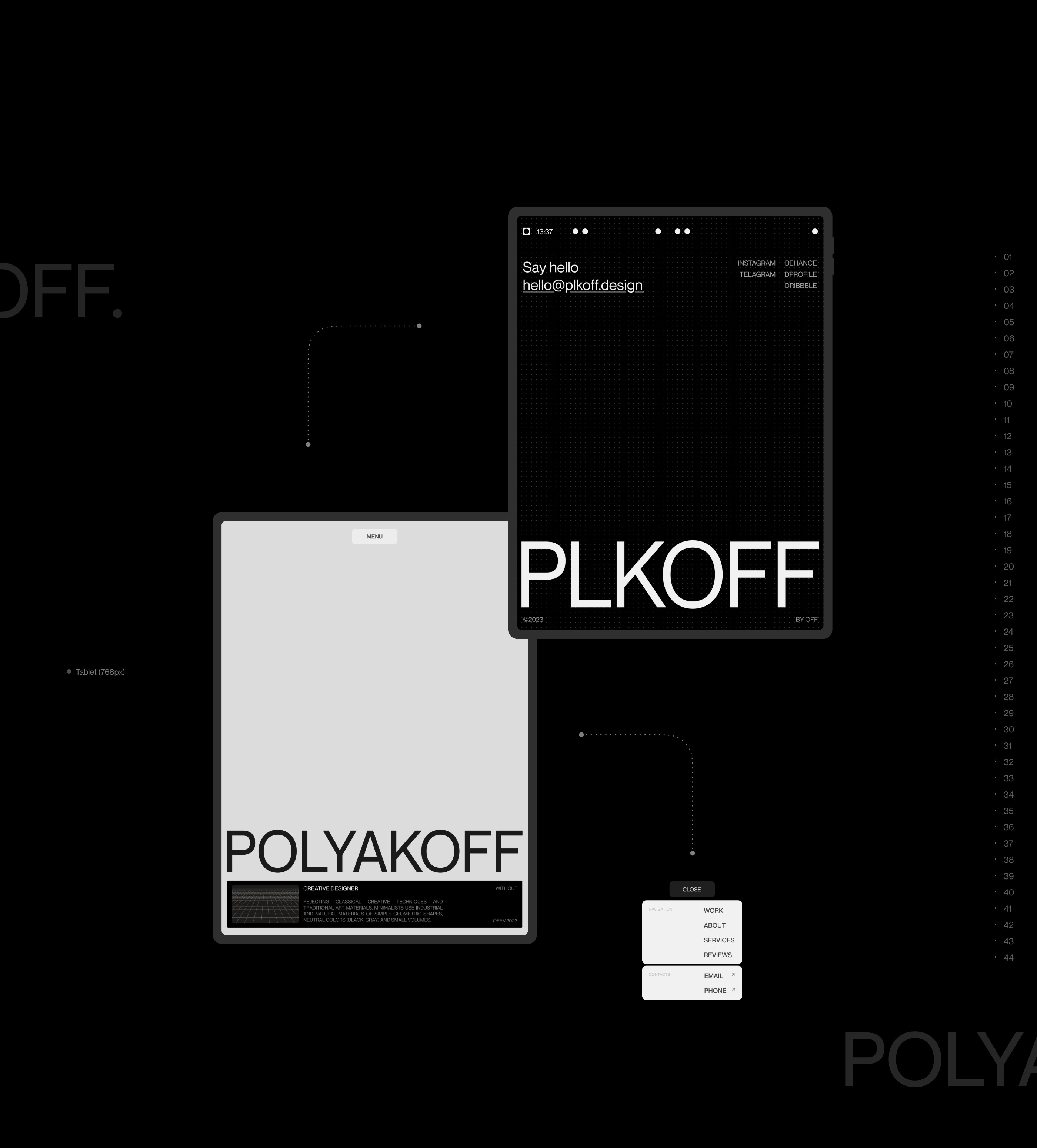 OFF.STUDIO [web.&branding] — Изображение №5 — Интерфейсы, Брендинг на Dprofile