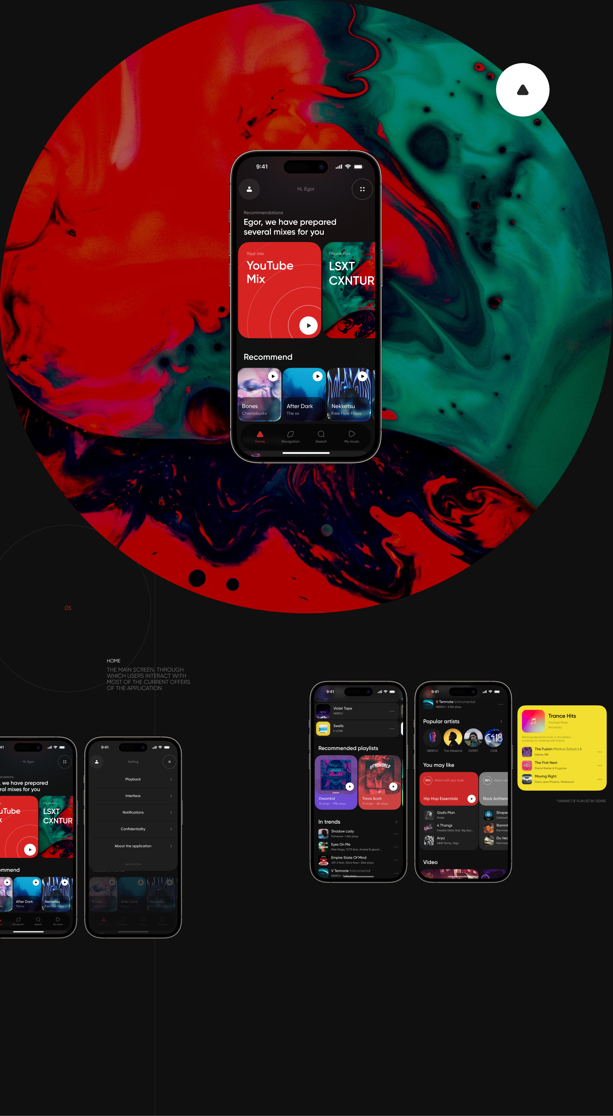 YouTube Music [mobile app] — Изображение №6 — Интерфейсы, Брендинг на Dprofile