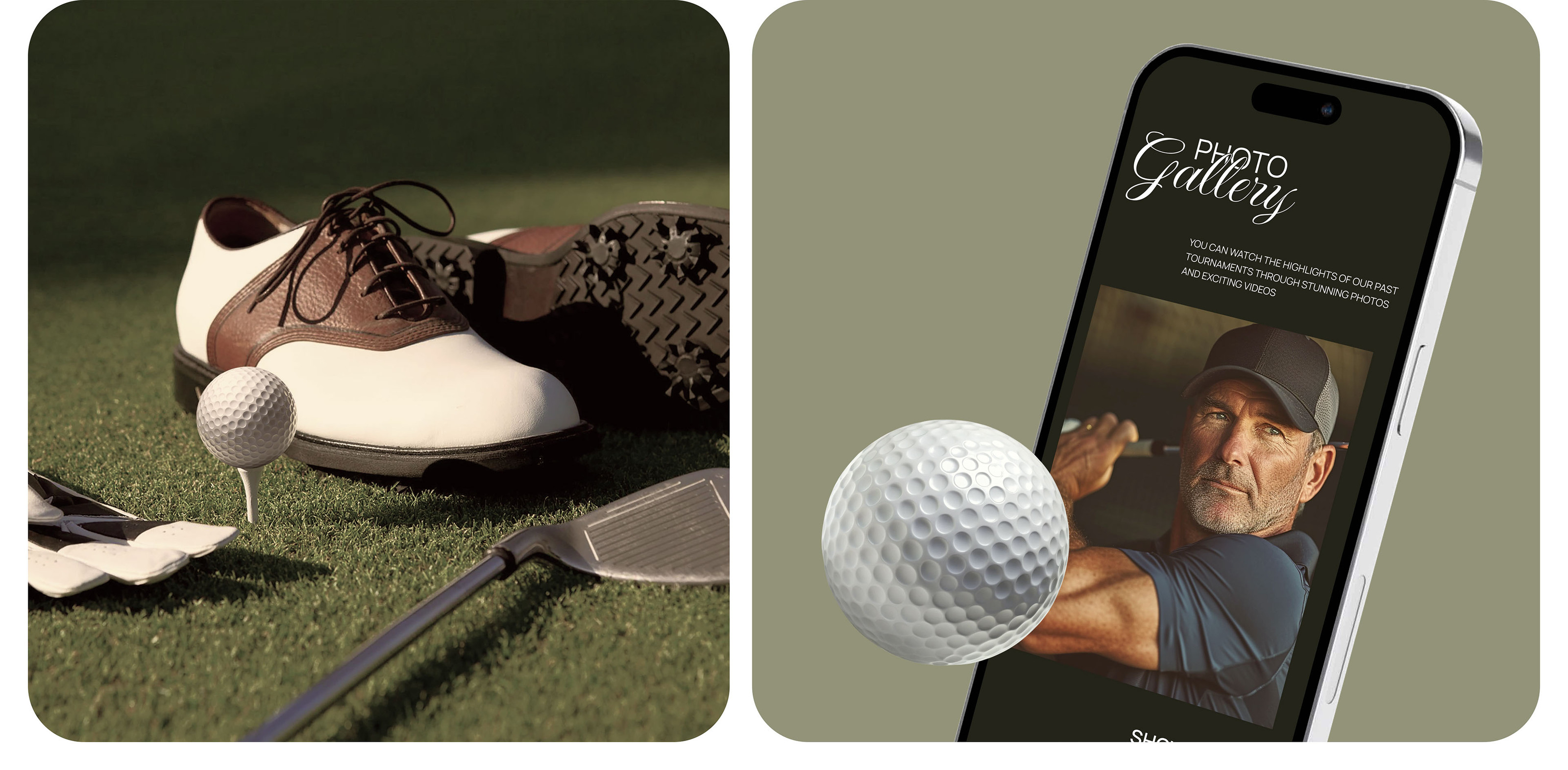 Golf club - Royal greens — Изображение №3 — Интерфейсы, Брендинг на Dprofile