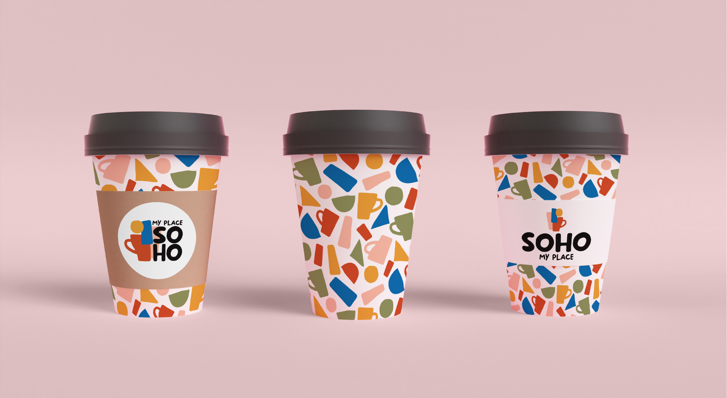 Логотип кофейни My place Soho — Изображение №6 — Брендинг, Графика на Dprofile