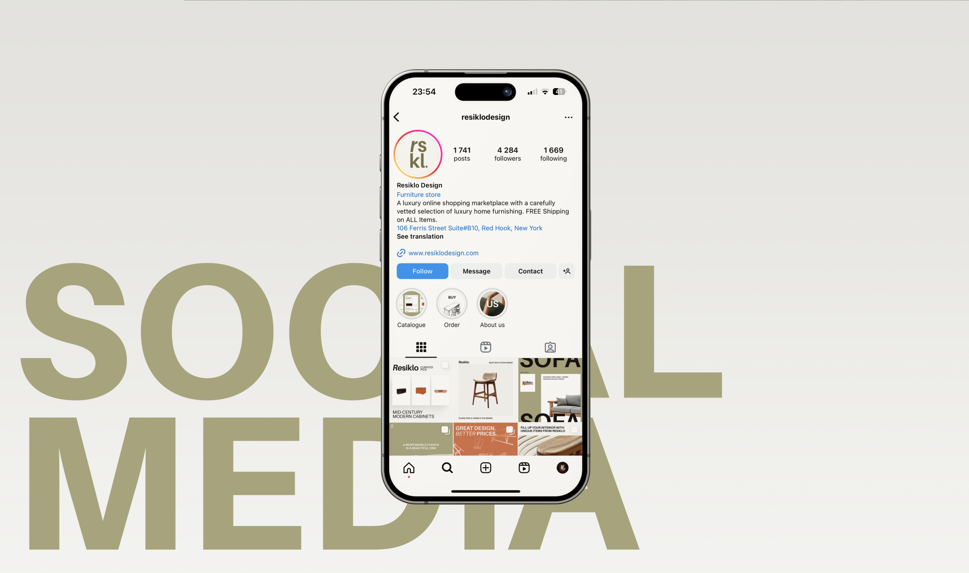 RESIKLO | landing page, social media design — Изображение №3 — Интерфейсы, Графика на Dprofile
