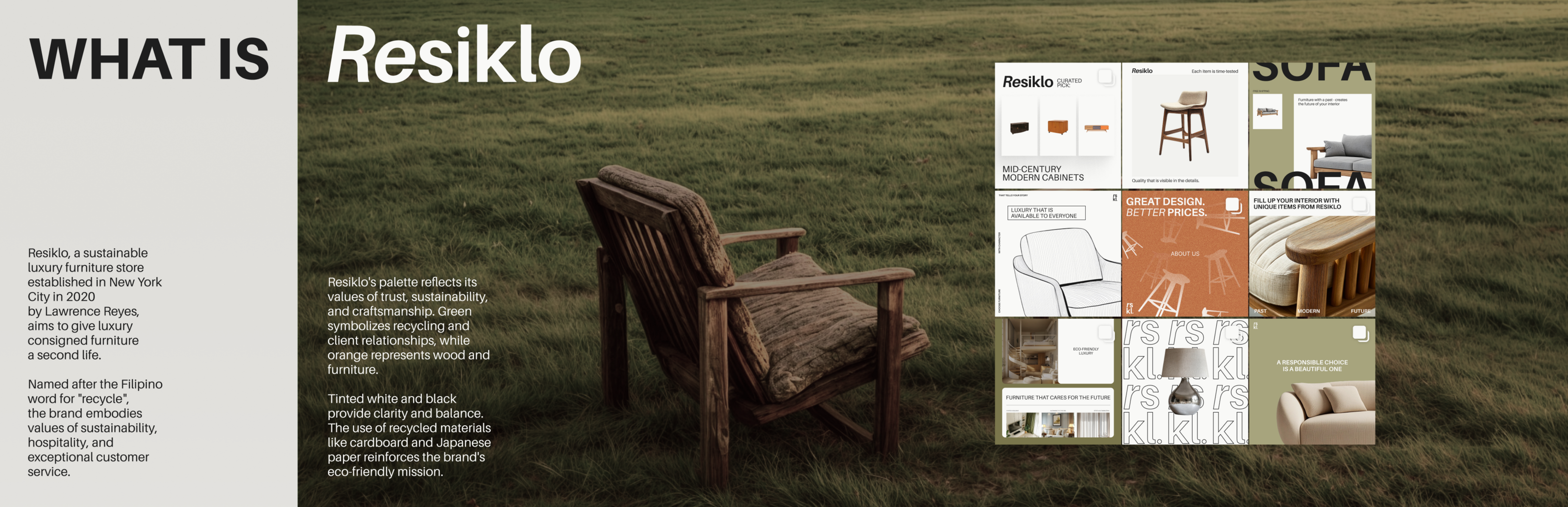 RESIKLO | landing page, social media design — Изображение №2 — Интерфейсы, Графика на Dprofile