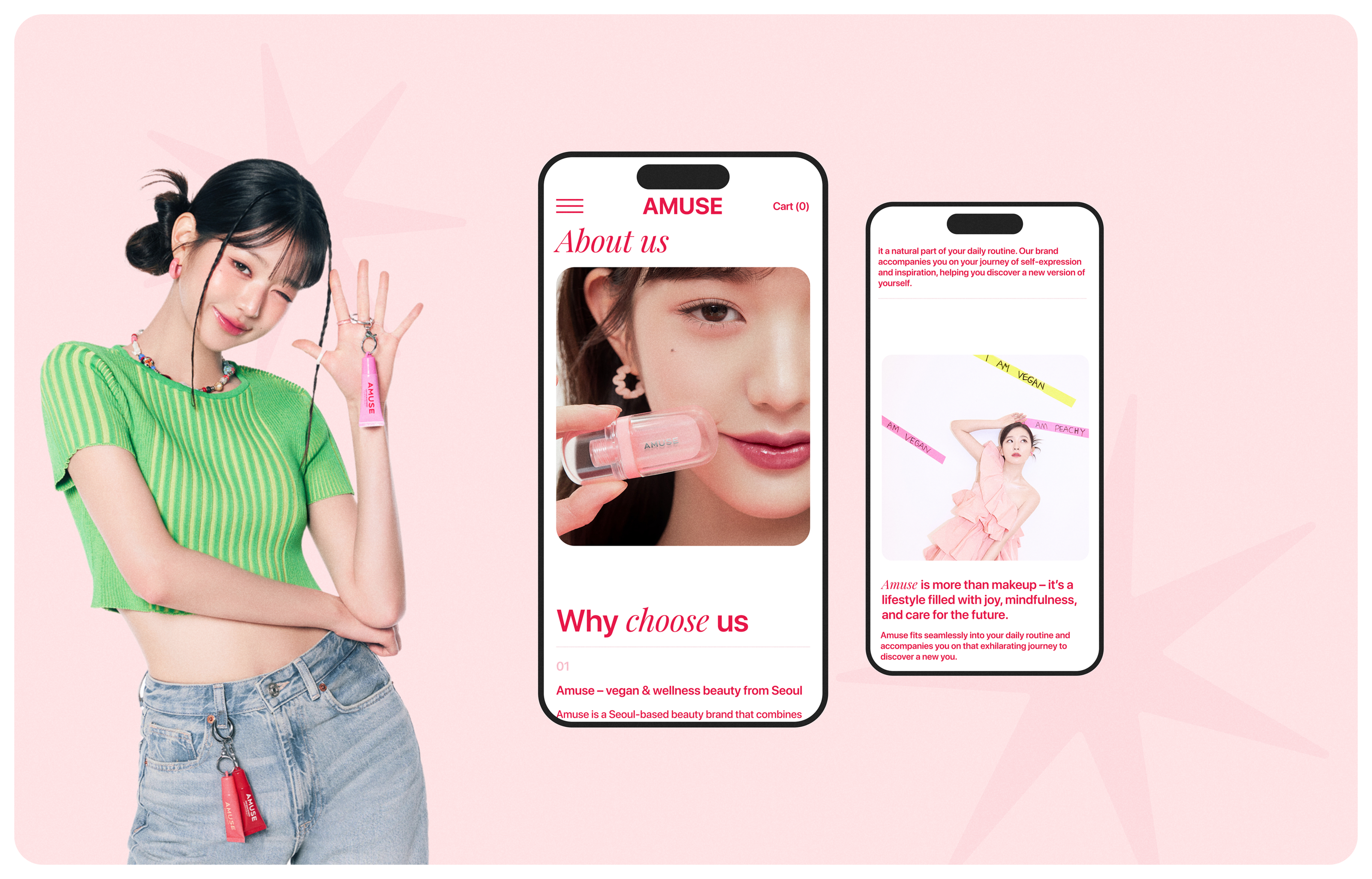 ONLINE KOREAN COSMETICS STORE AMUSE | E-COMMERCE — Изображение №10 — Интерфейсы на Dprofile
