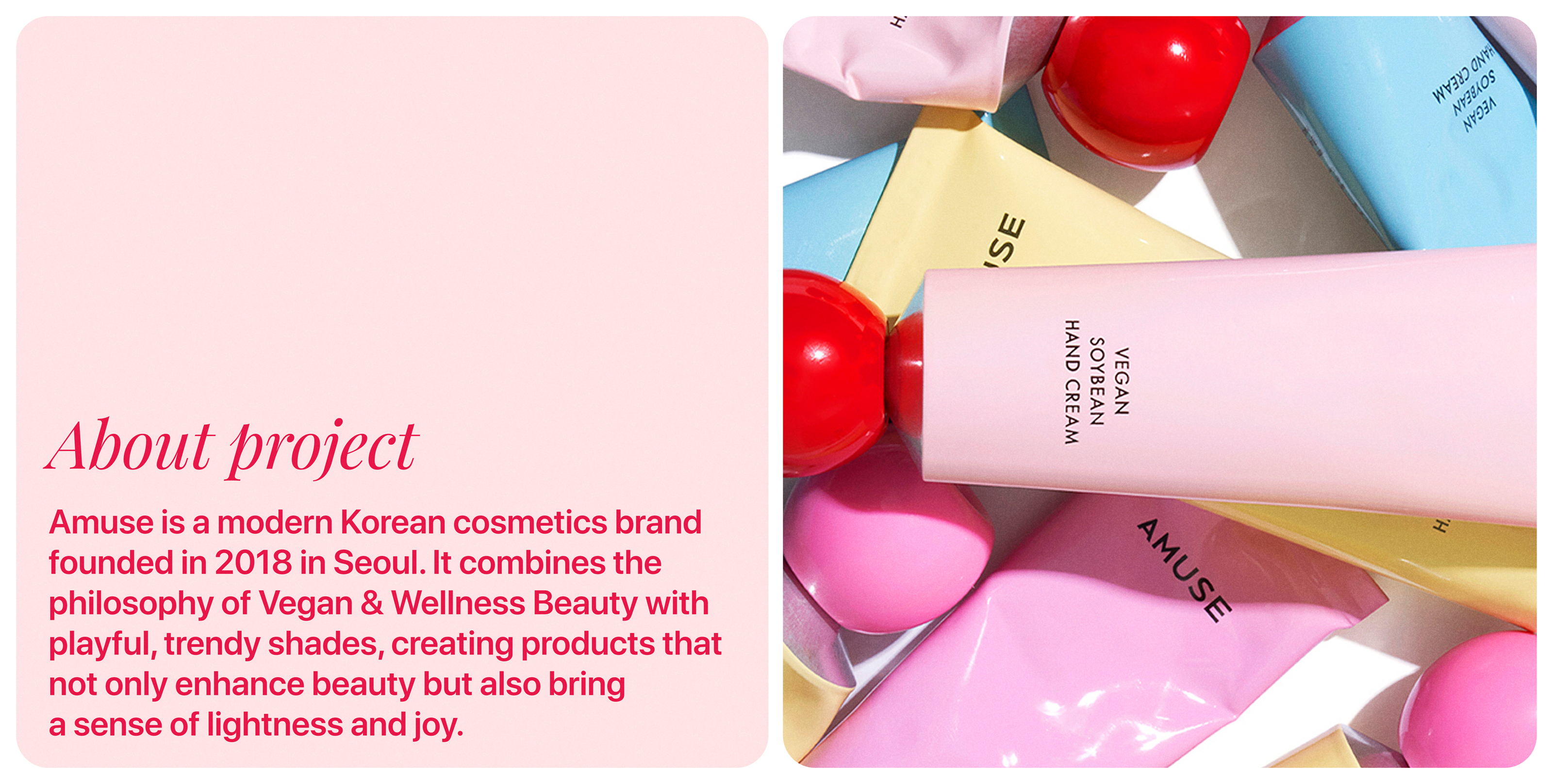 ONLINE KOREAN COSMETICS STORE AMUSE | E-COMMERCE — Изображение №2 — Интерфейсы на Dprofile