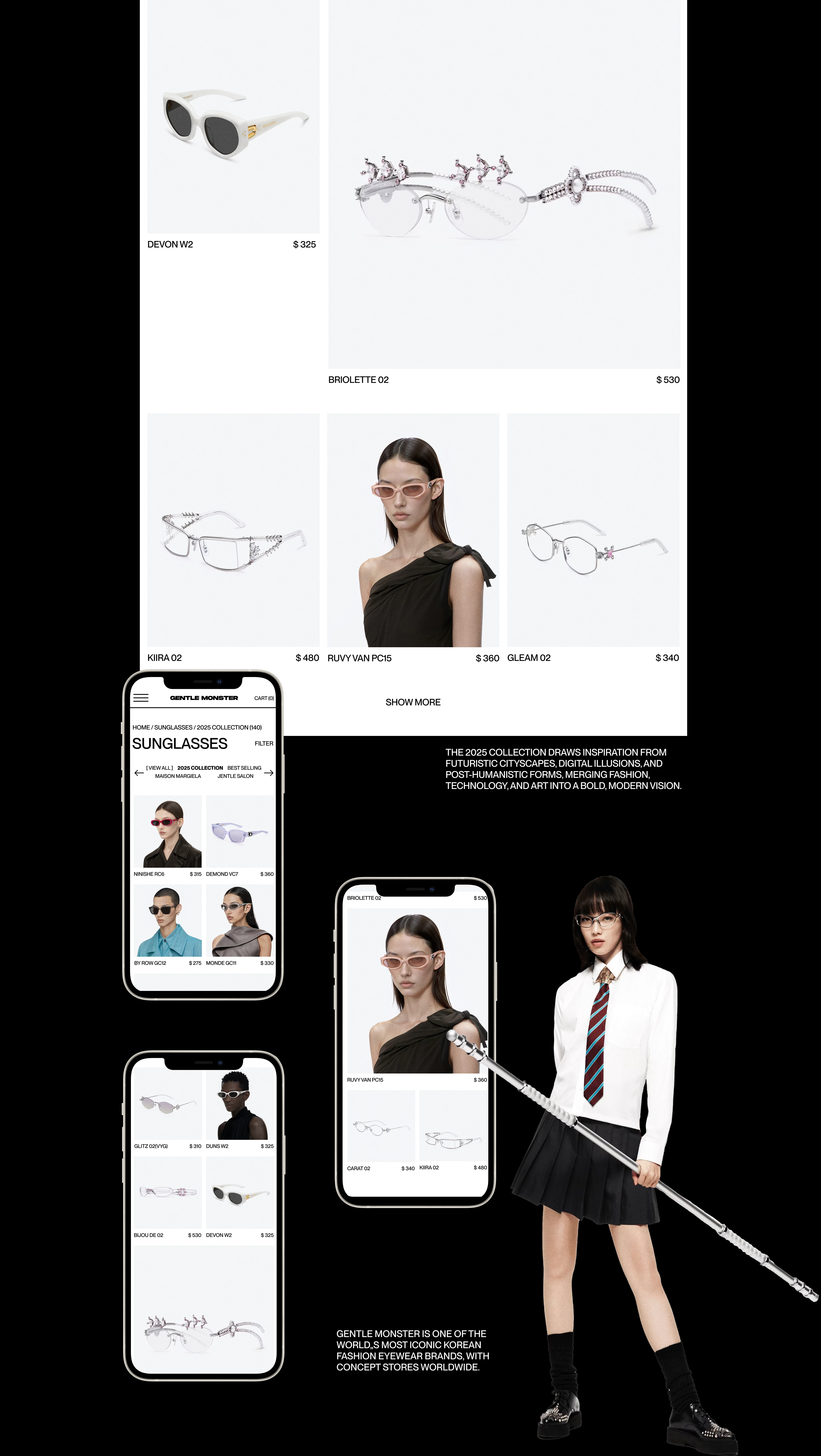 KOREAN-EYEWEAR-BRAND-GENTLE-MONSTER-E-COMMERCE — Изображение №7 — Интерфейсы на Dprofile