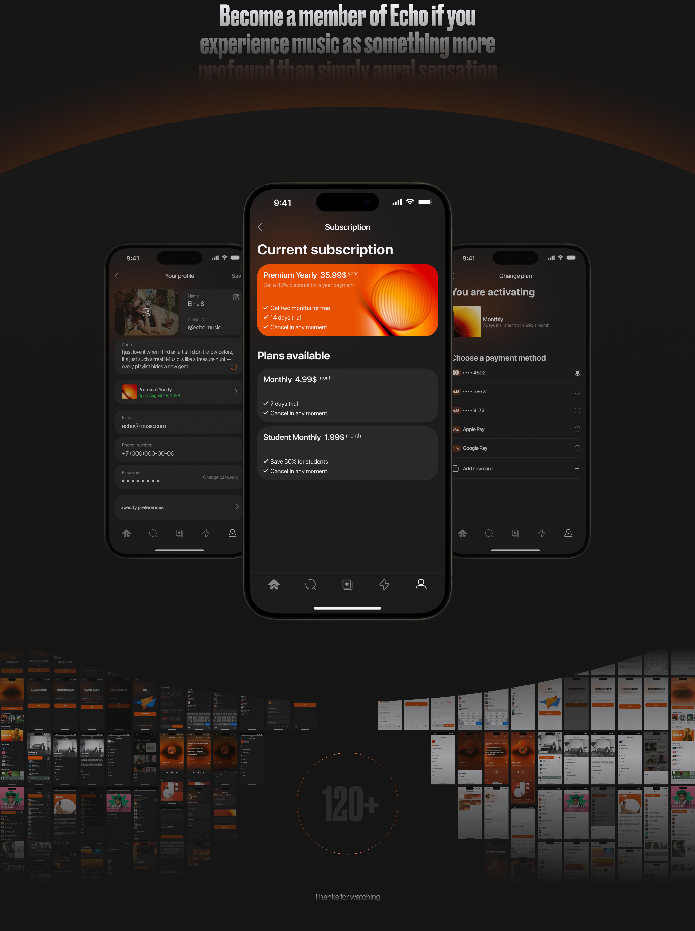 ECHO – mobile music app — Изображение №9 — Интерфейсы на Dprofile