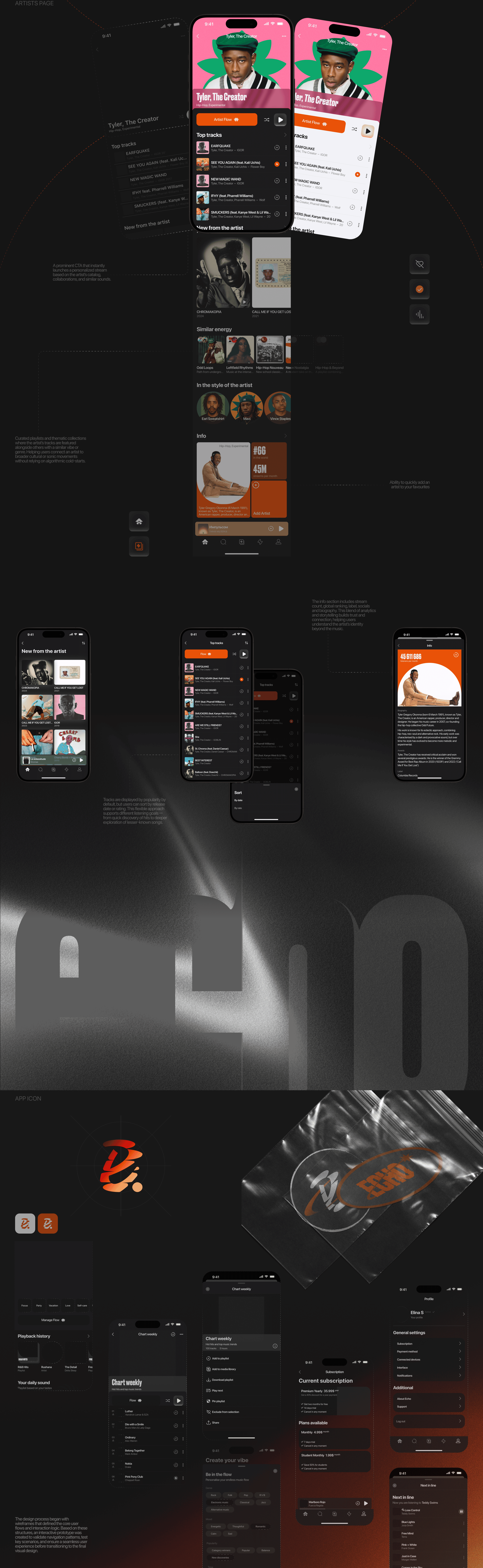 ECHO – mobile music app — Изображение №7 — Интерфейсы на Dprofile