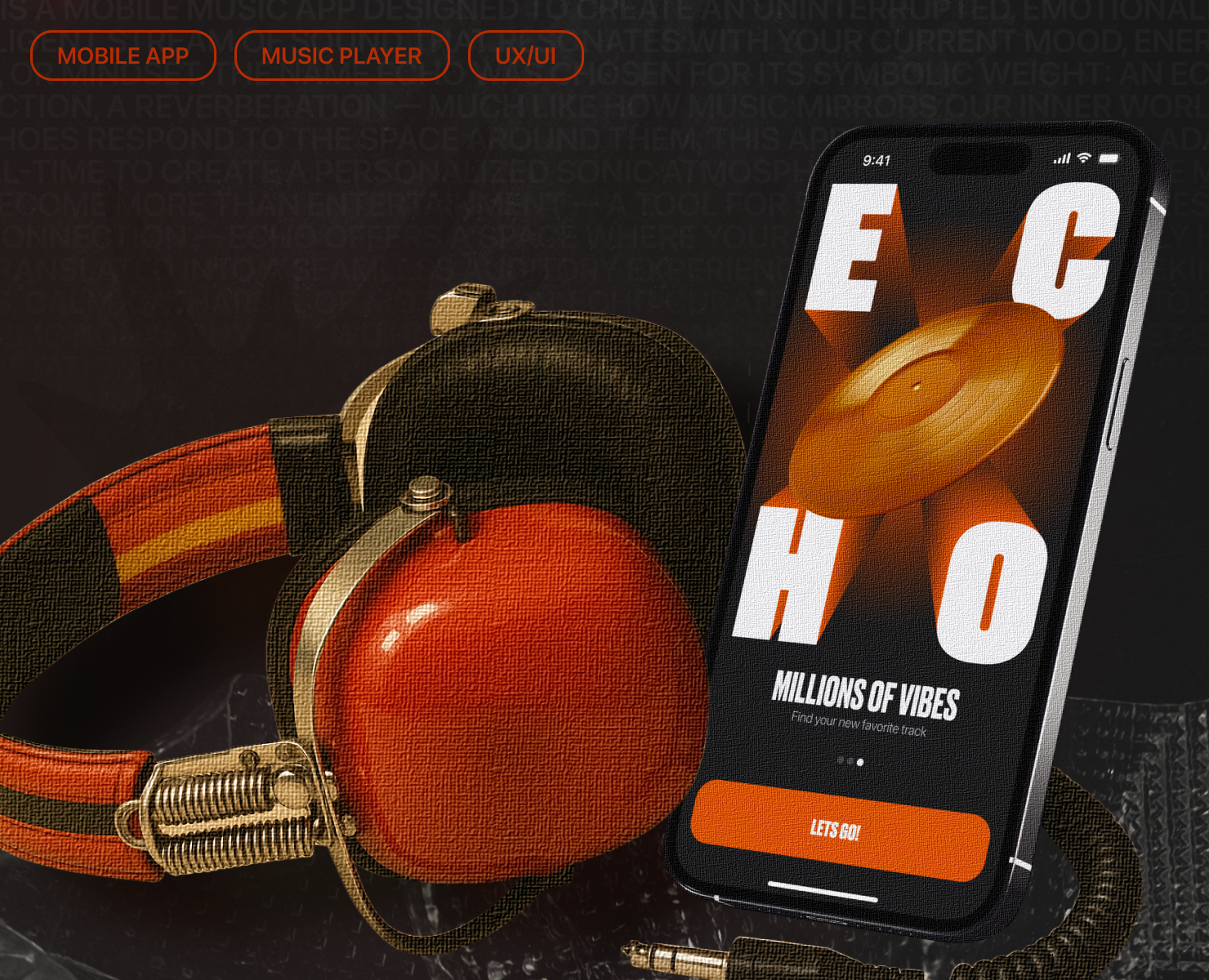 ECHO – mobile music app — Интерфейсы на Dprofile