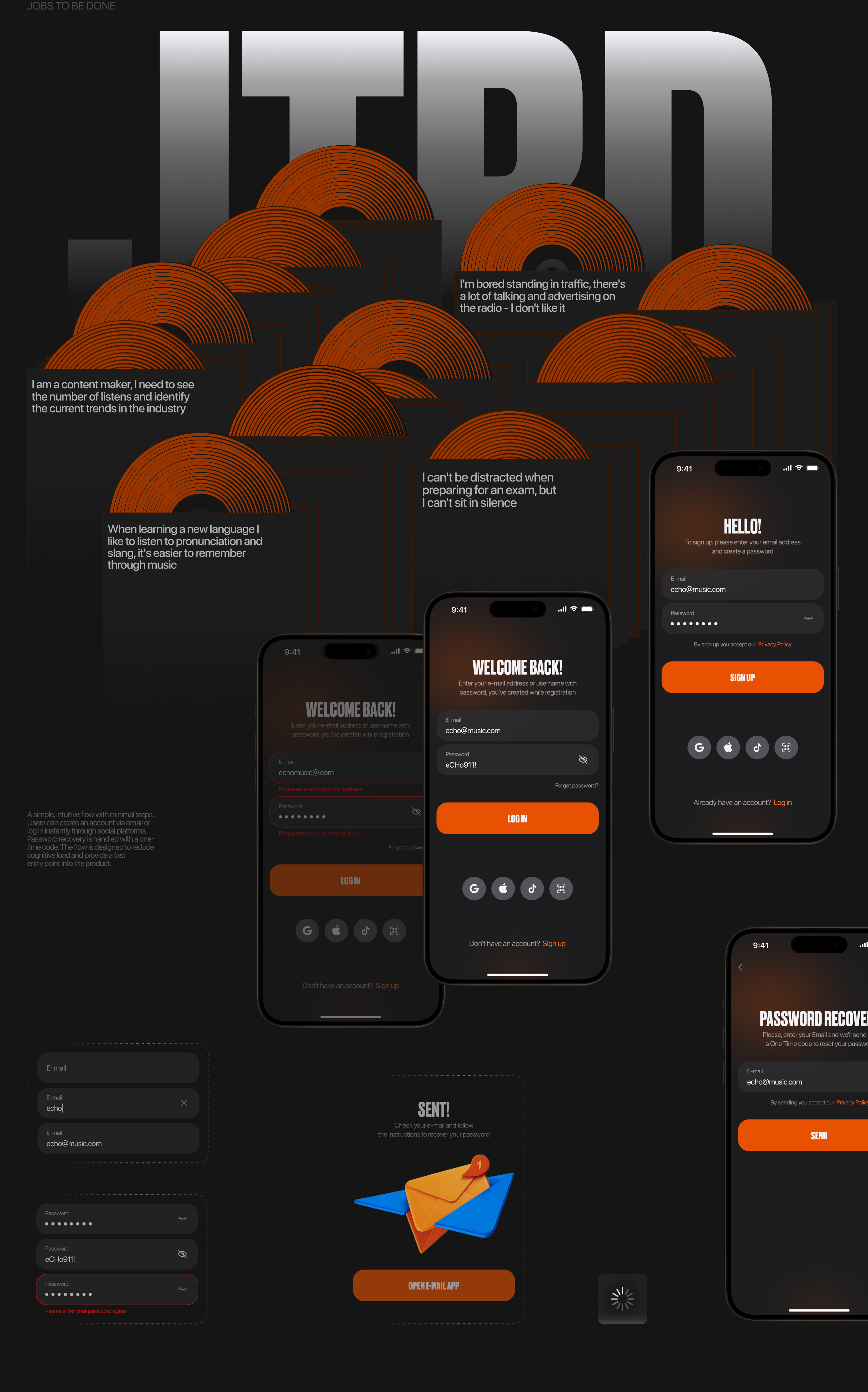 ECHO – mobile music app — Изображение №4 — Интерфейсы на Dprofile