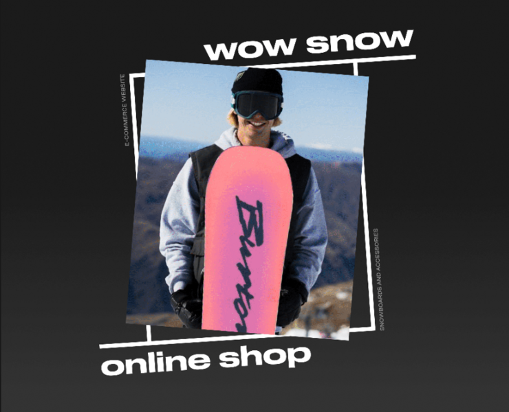 ECOMMERCE DESIGN Wow Snow Shop — Интерфейсы на Dprofile