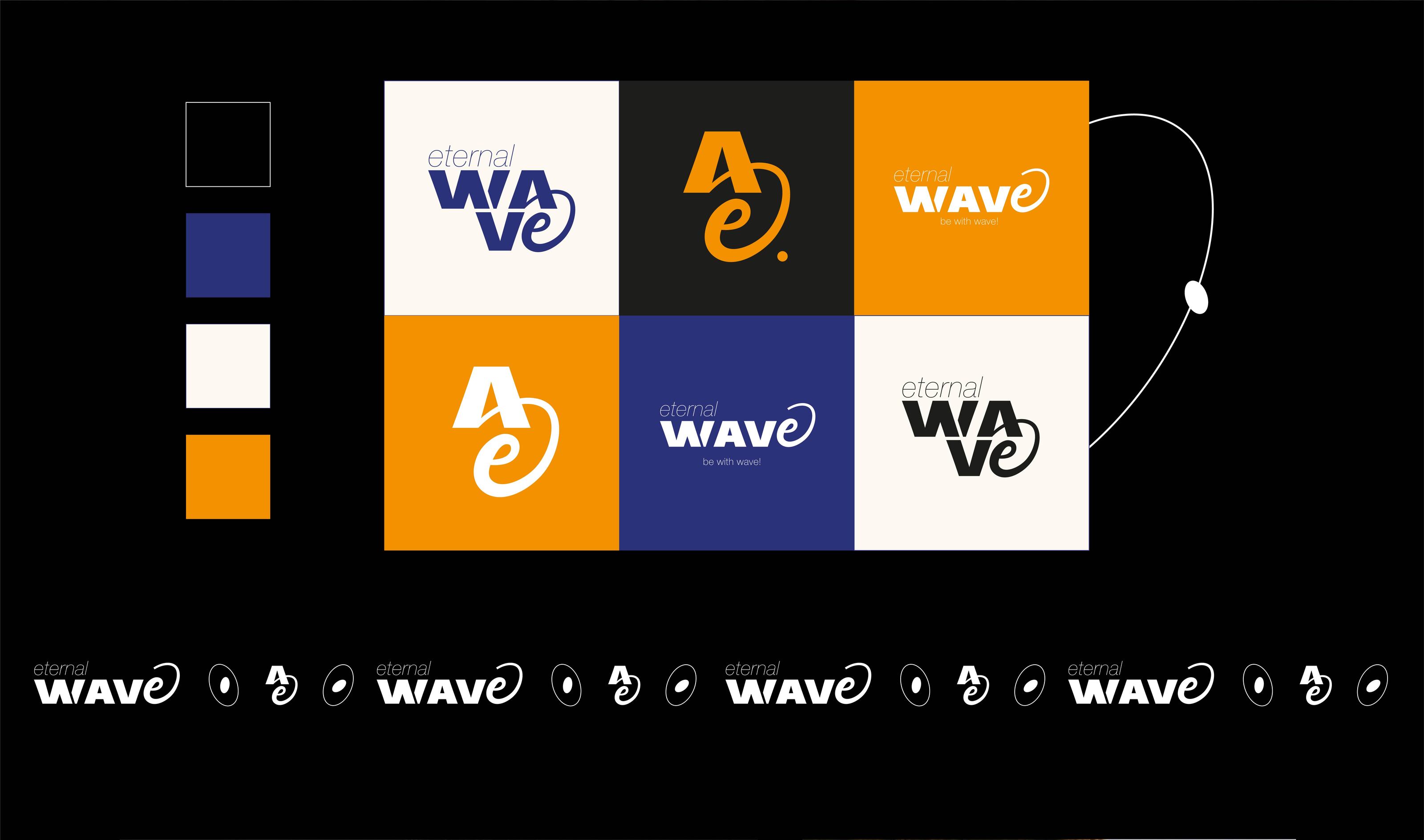 eternal WAVE | logo and Visual Identity Design — Изображение №4 — Брендинг на Dprofile