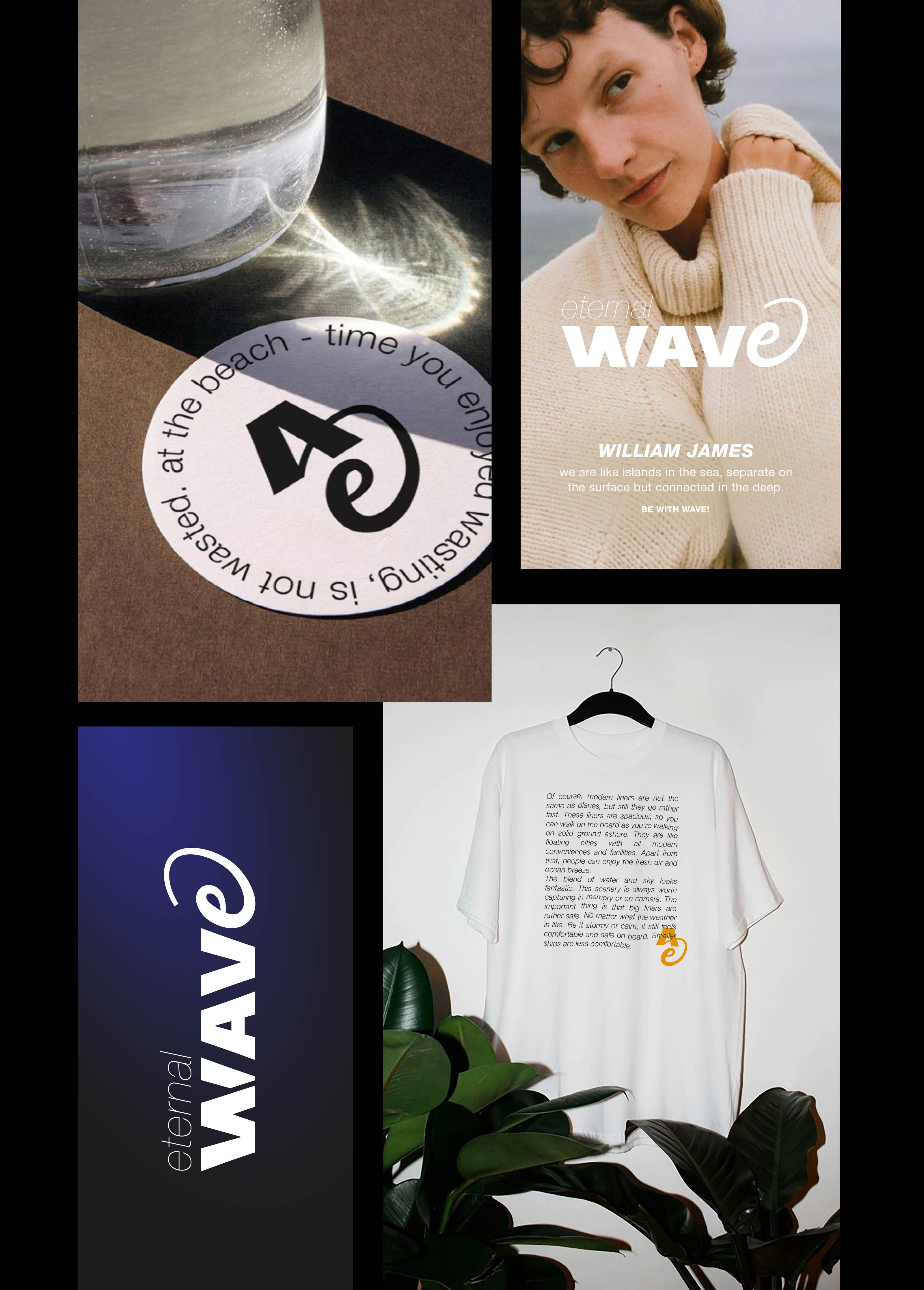 eternal WAVE | logo and Visual Identity Design — Изображение №5 — Брендинг на Dprofile