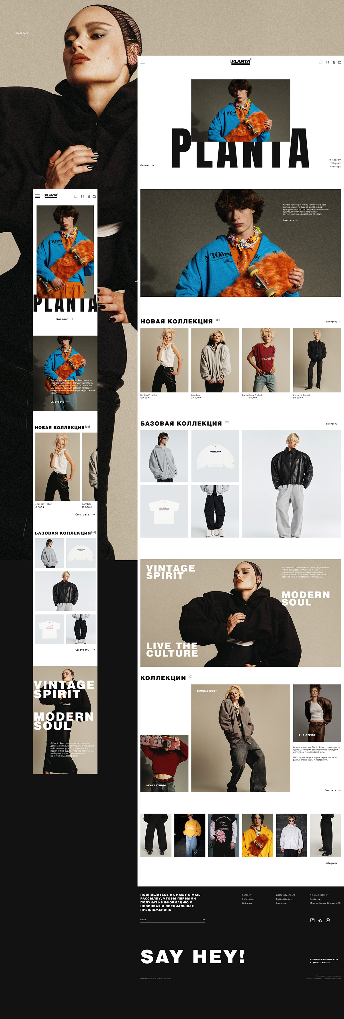 Planta Rosa online store redesign concept — Изображение №3 — Интерфейсы на Dprofile