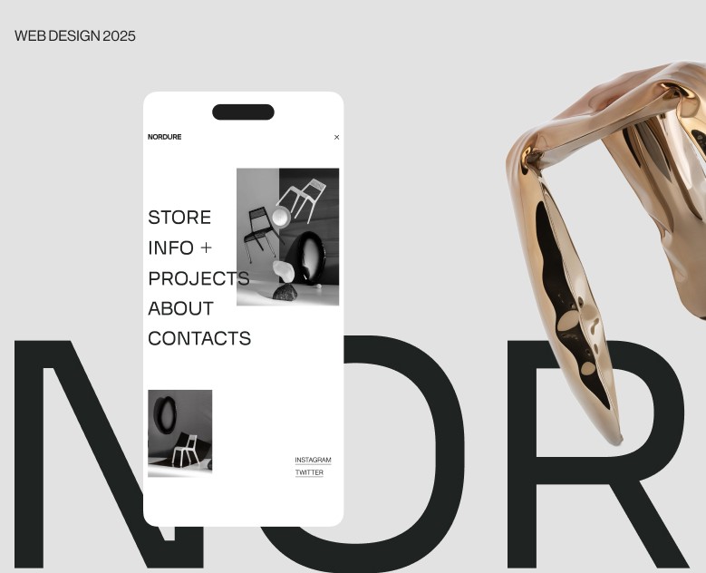 Furniture studio Website Design — Интерфейсы на Dprofile