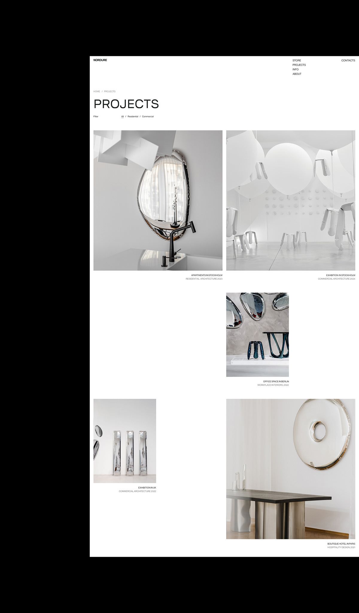Furniture studio Website Design — Изображение №5 — Интерфейсы на Dprofile