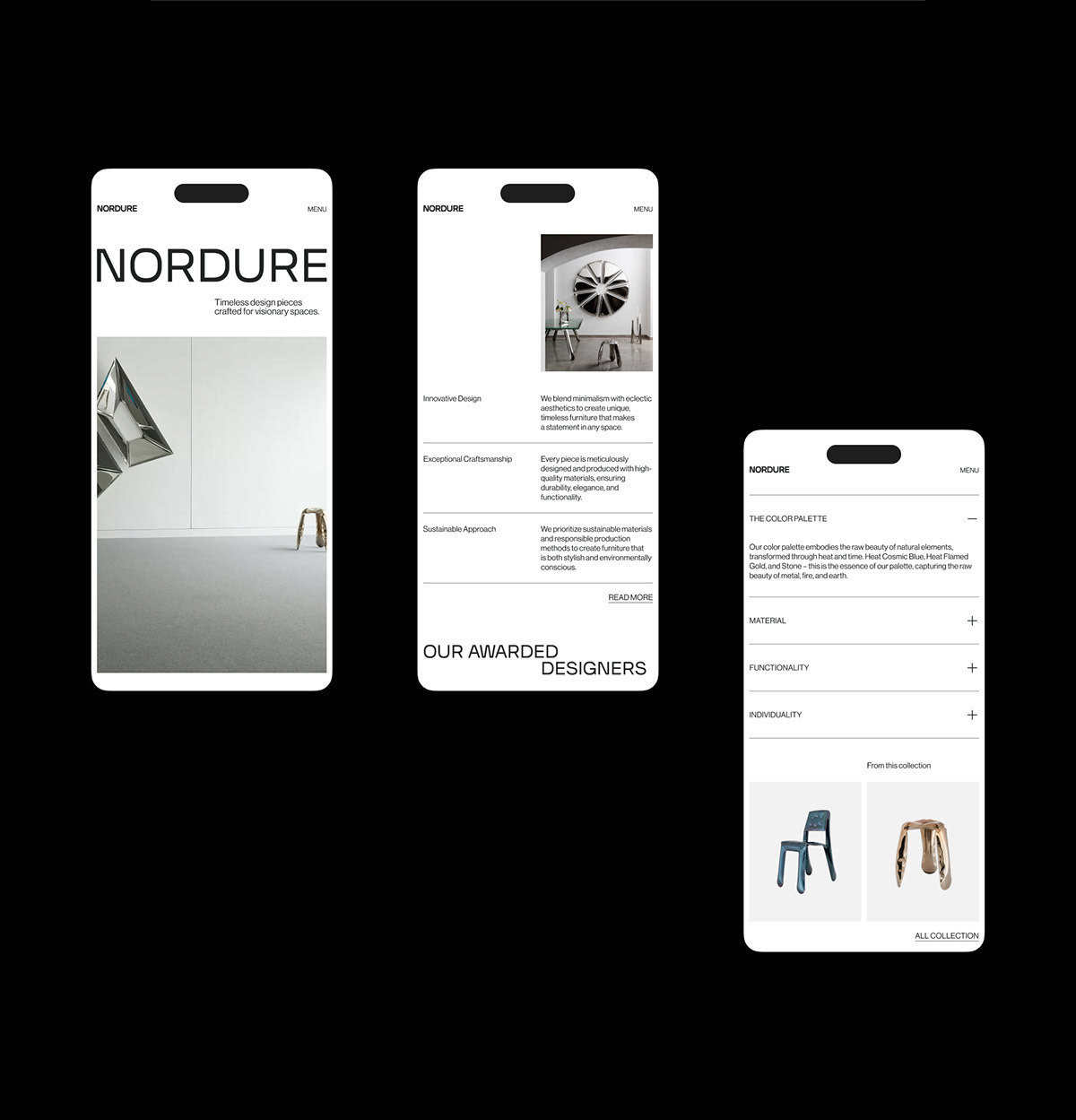 Furniture studio Website Design — Изображение №3 — Интерфейсы на Dprofile
