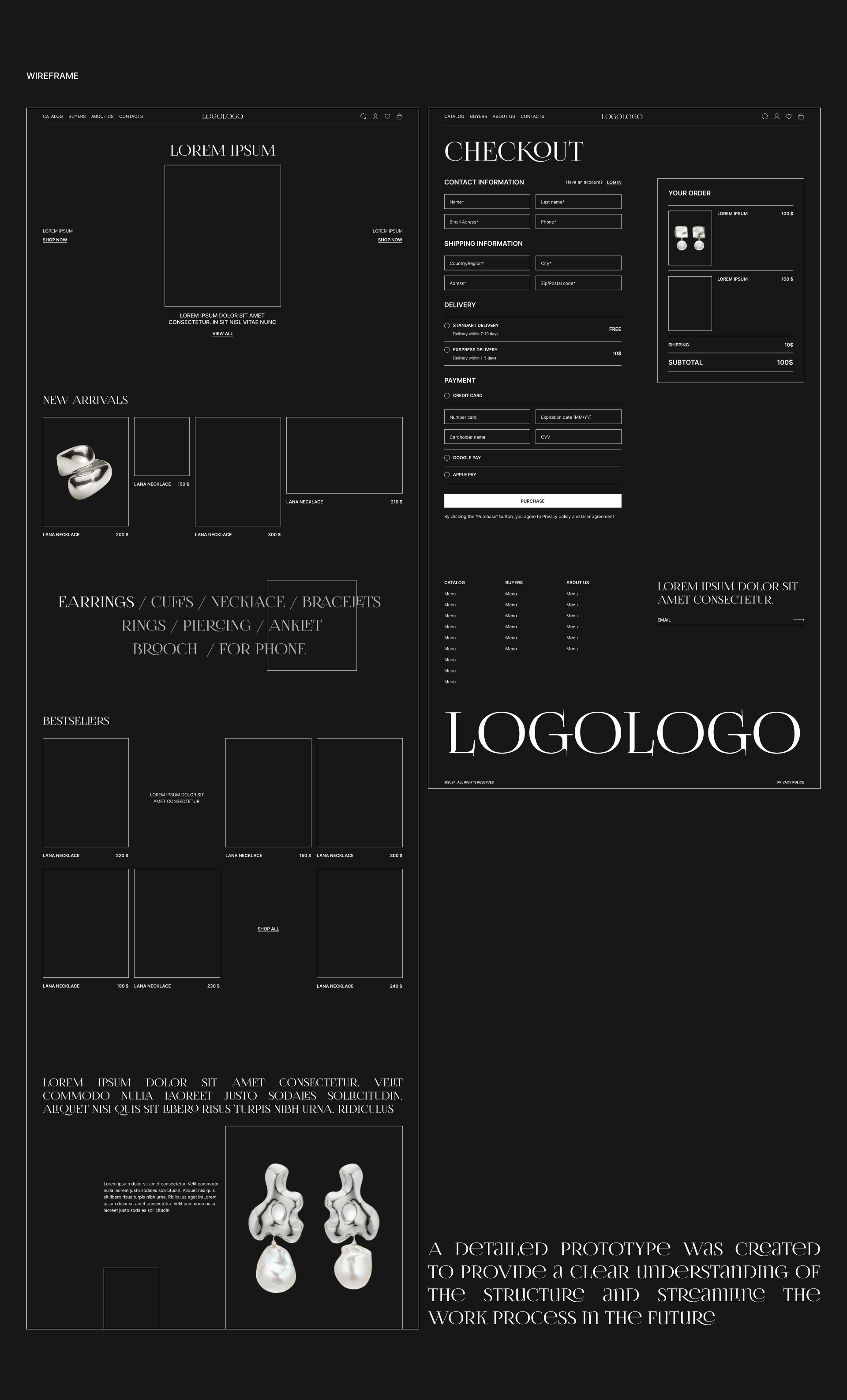 MYSTIC EDGE JEWELRY STORE | UI/UX DESIGN — Изображение №3 — Интерфейсы на Dprofile
