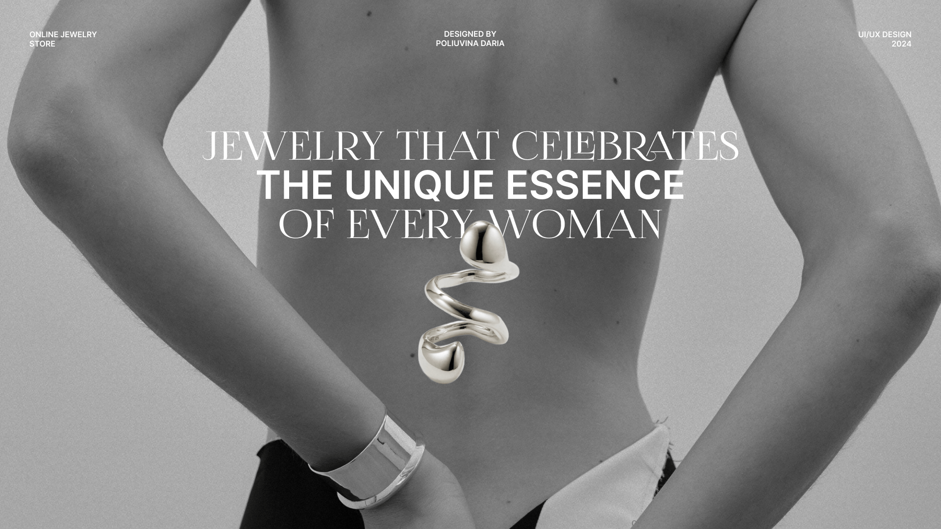 MYSTIC EDGE JEWELRY STORE | UI/UX DESIGN — Изображение №1 — Интерфейсы на Dprofile