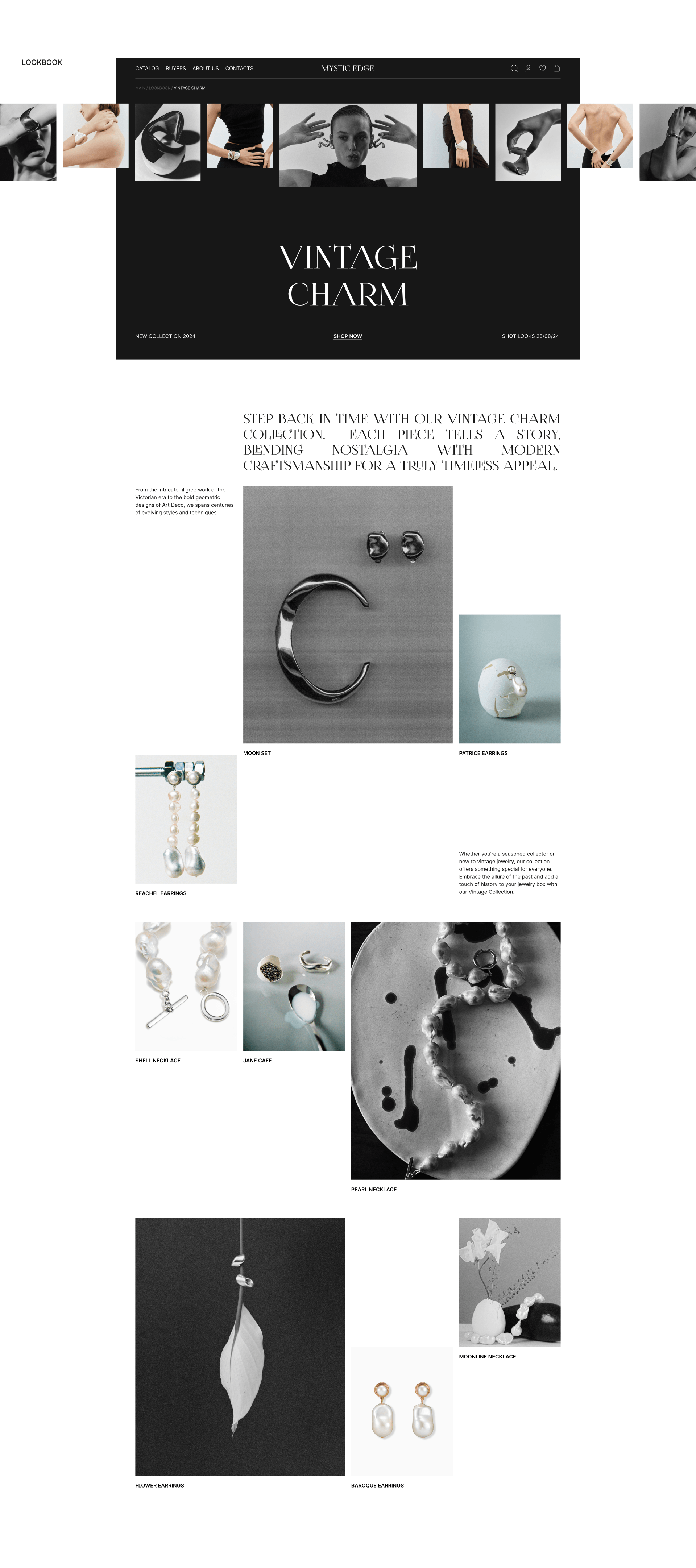 MYSTIC EDGE JEWELRY STORE | UI/UX DESIGN — Изображение №10 — Интерфейсы на Dprofile