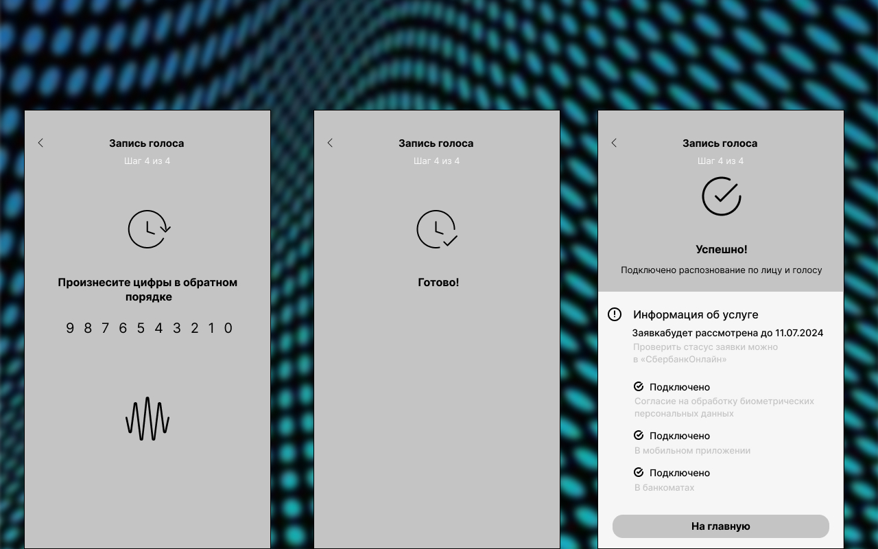 «Сбербанк Онлайн» Биометрия — Изображение №10 — Интерфейсы на Dprofile