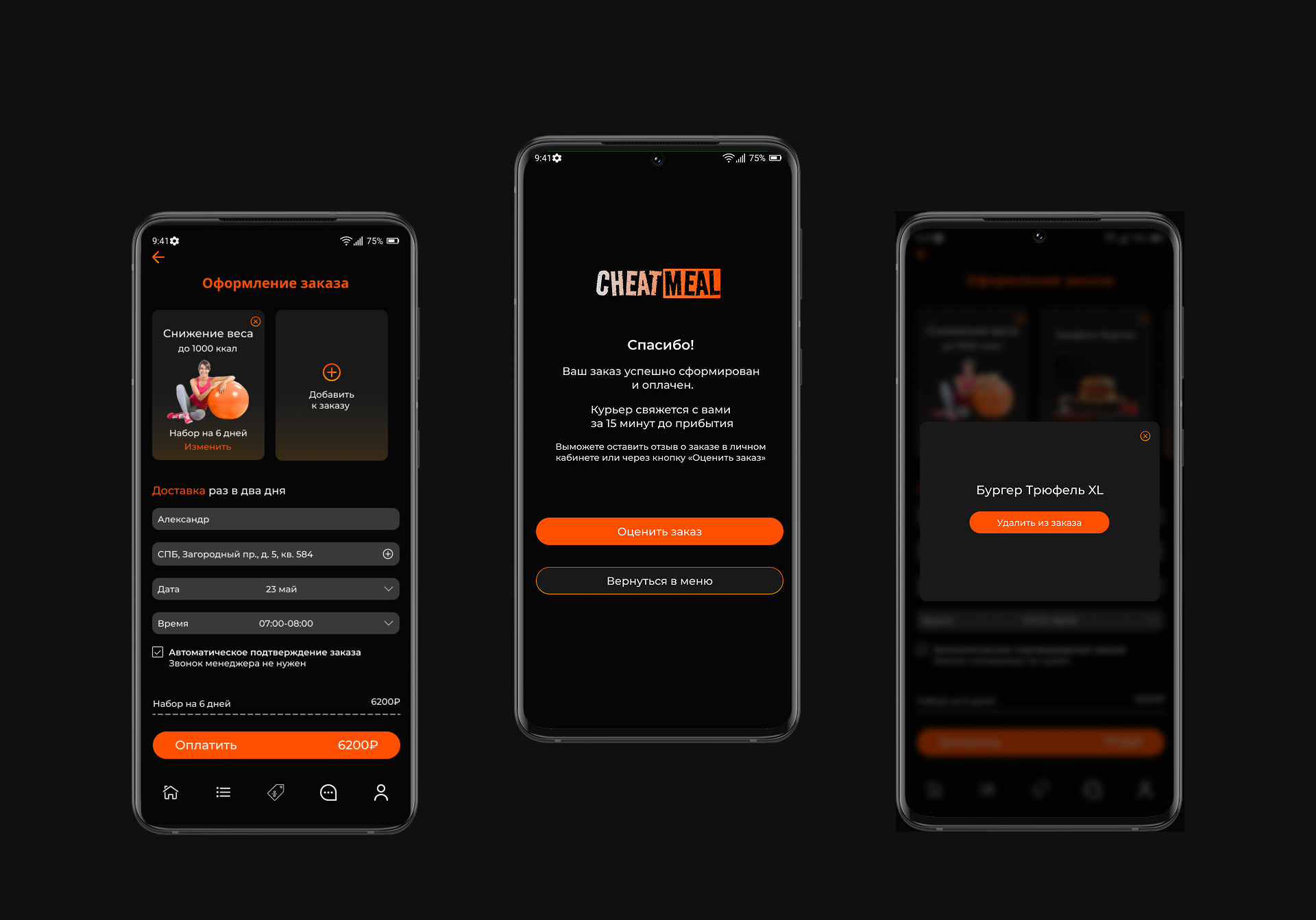 Cheat Meal — Изображение №13 — Интерфейсы, Брендинг на Dprofile