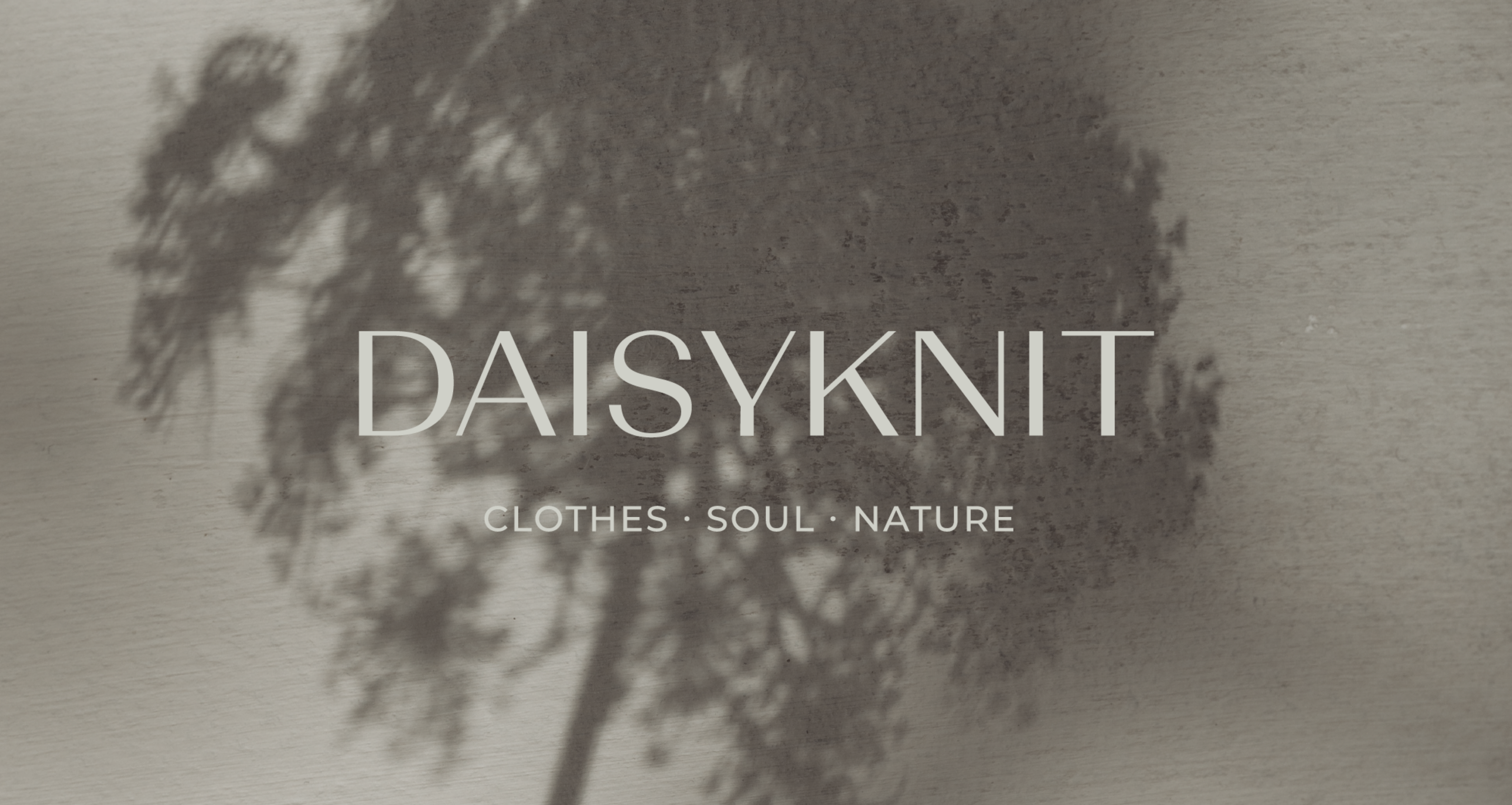 DAISYKNIT / Айдентика / Бренд одежды — Изображение №1 — Брендинг на Dprofile
