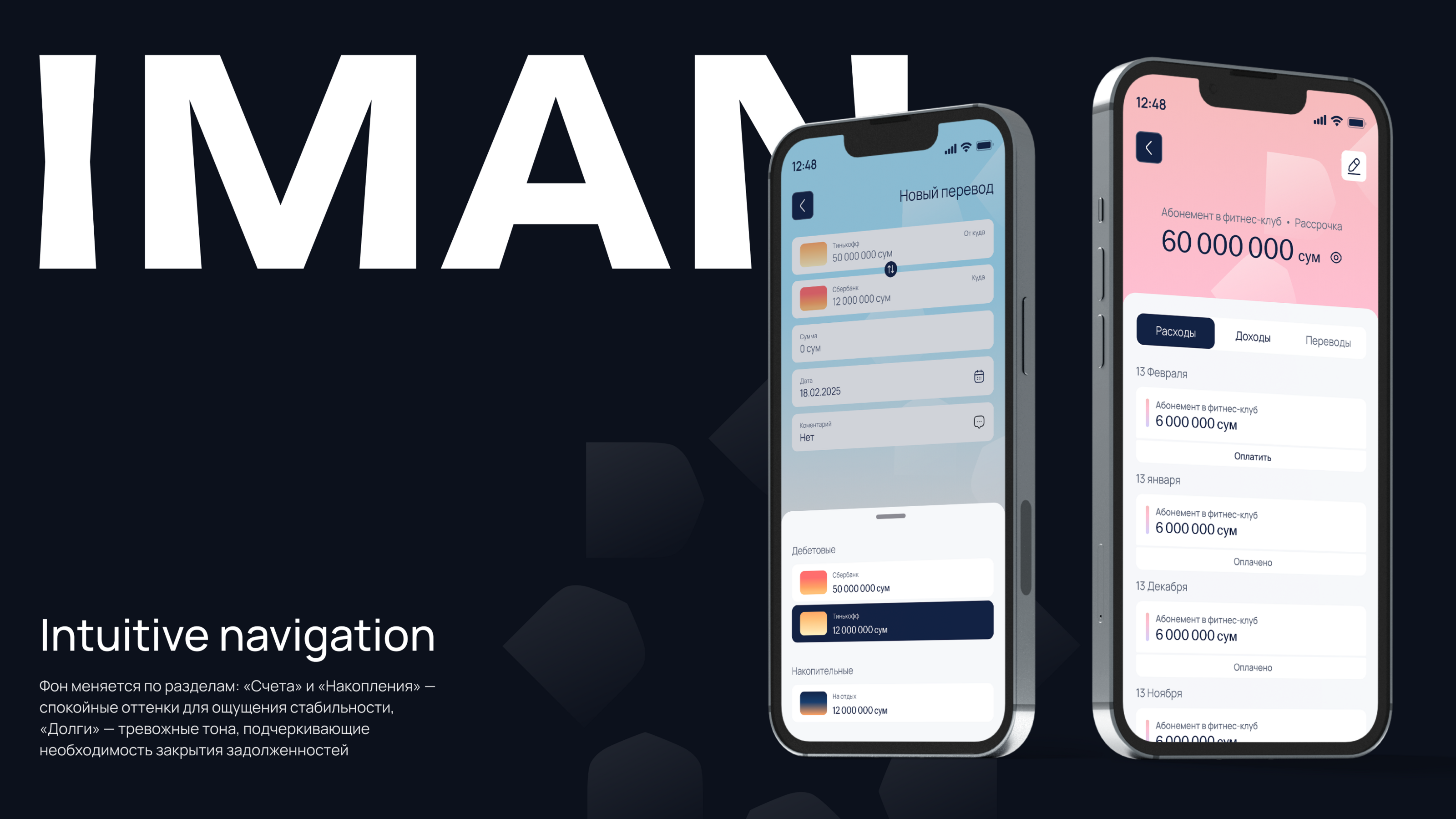 IMAN | Мобильное приложение — Изображение №10 — Интерфейсы на Dprofile
