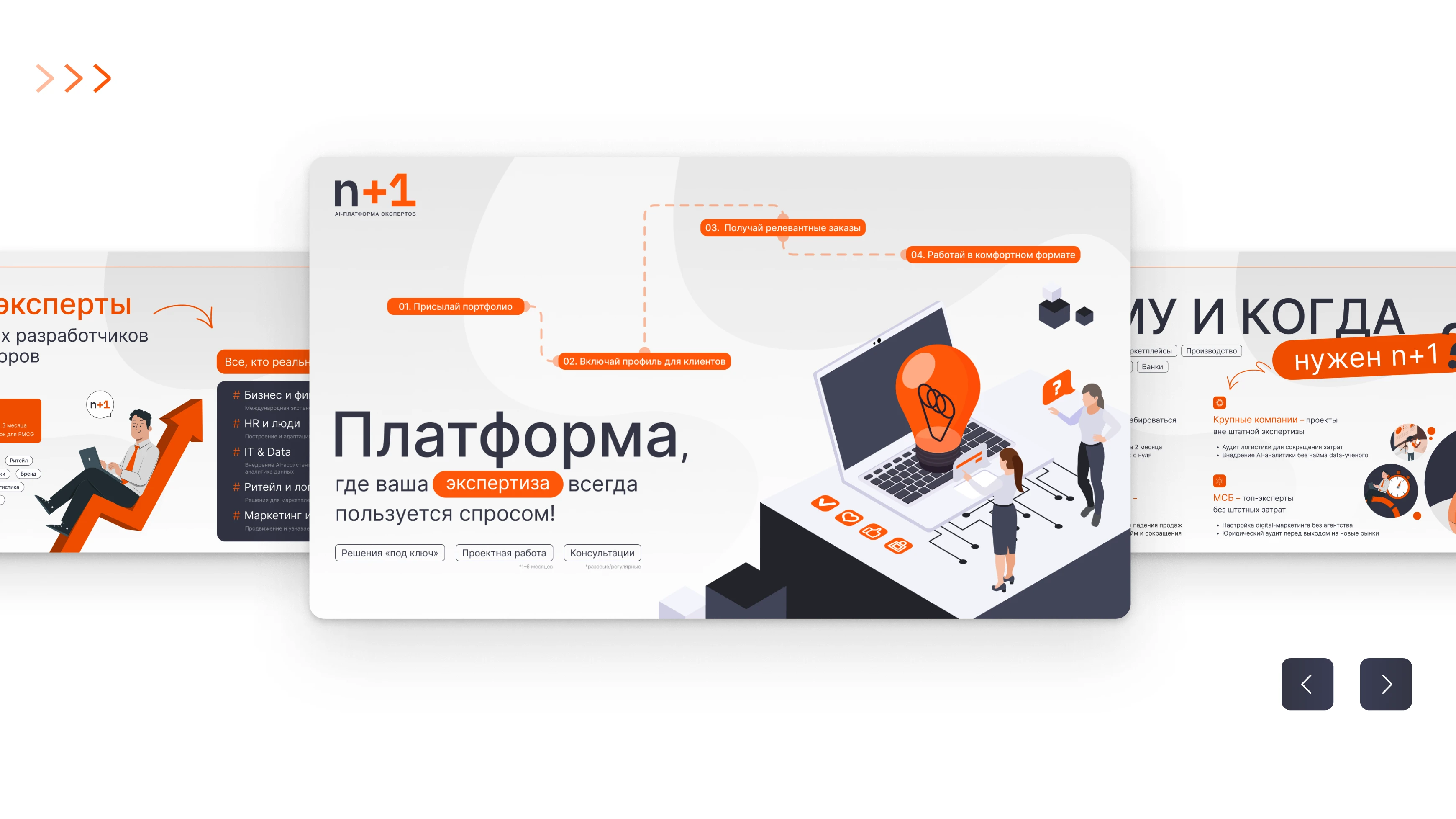 N+1 | Логотип и Веб-дизайн — Изображение №6 — Интерфейсы, Брендинг на Dprofile