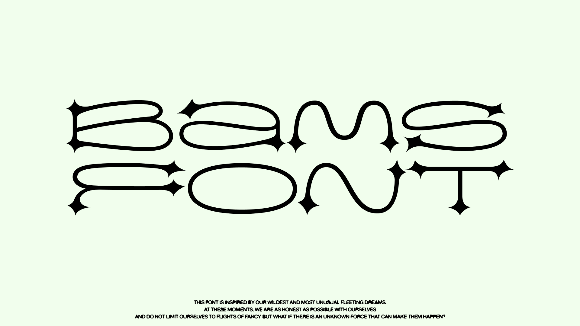 Bams Font — Изображение №1 — Брендинг, Графика на Dprofile