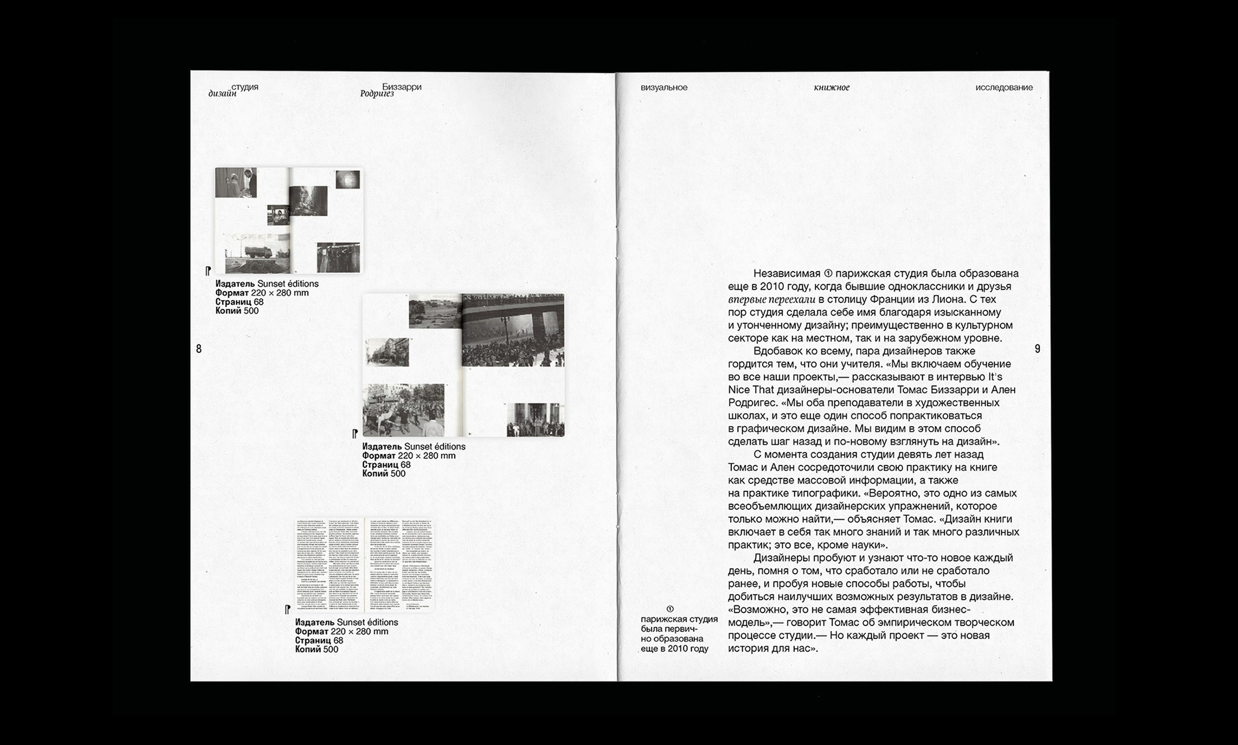 Bizzarri-Rodriguez — research book — Изображение №4 — Графика на Dprofile