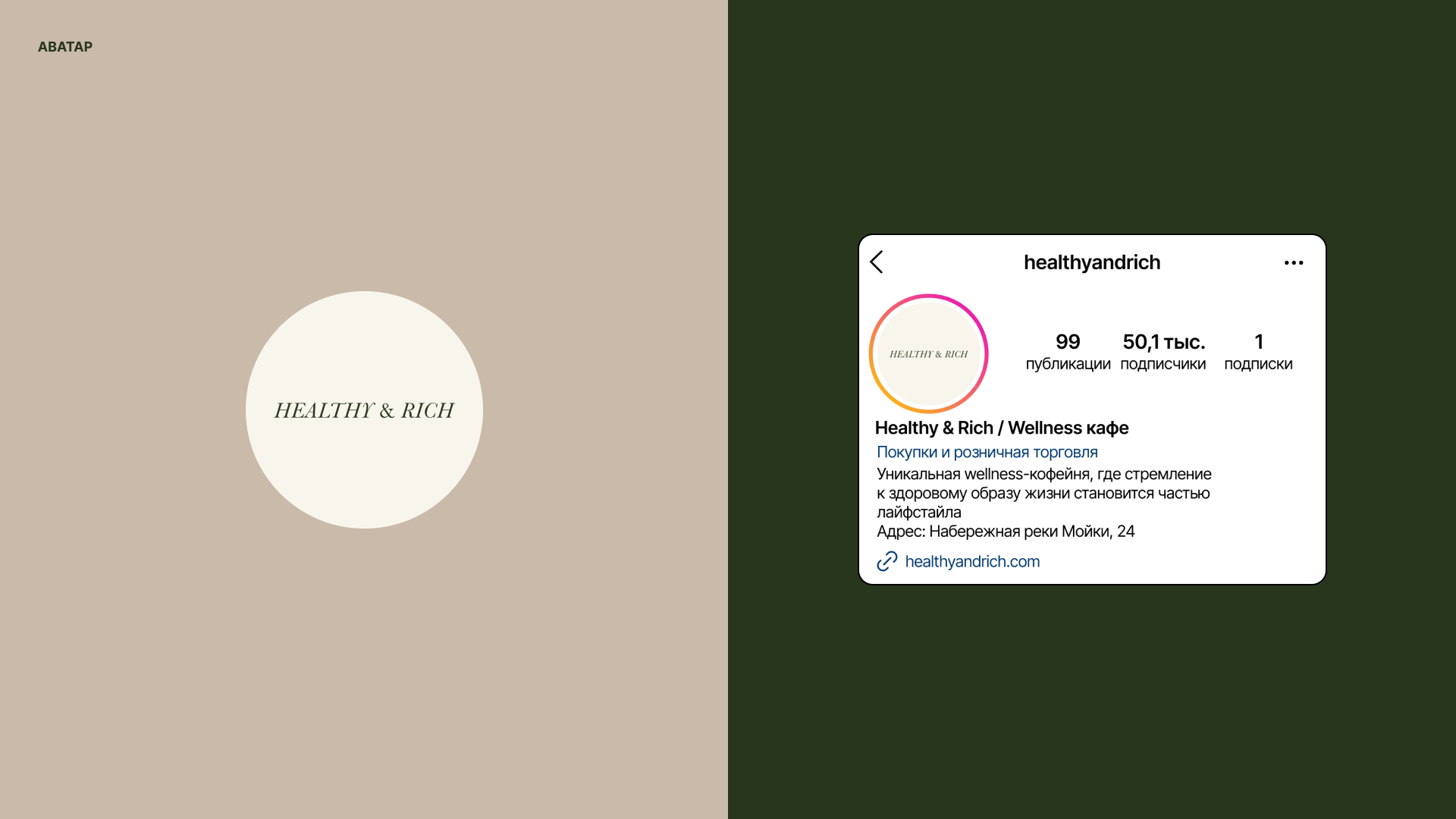 Healthy&Rich — Изображение №6 — Брендинг на Dprofile
