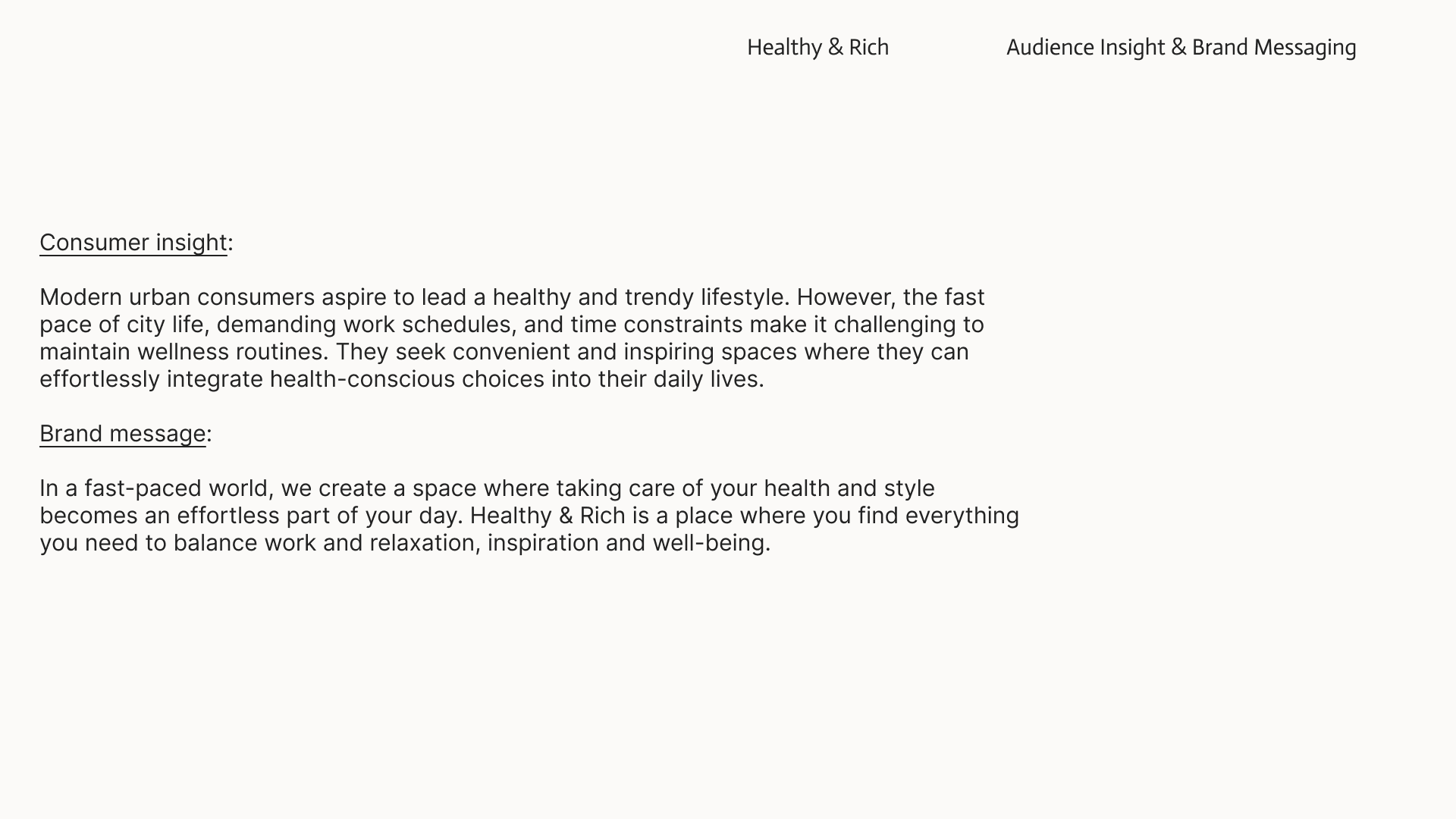 Healthy & Rich Brandbook — Изображение №8 — Брендинг, Маркетинг на Dprofile