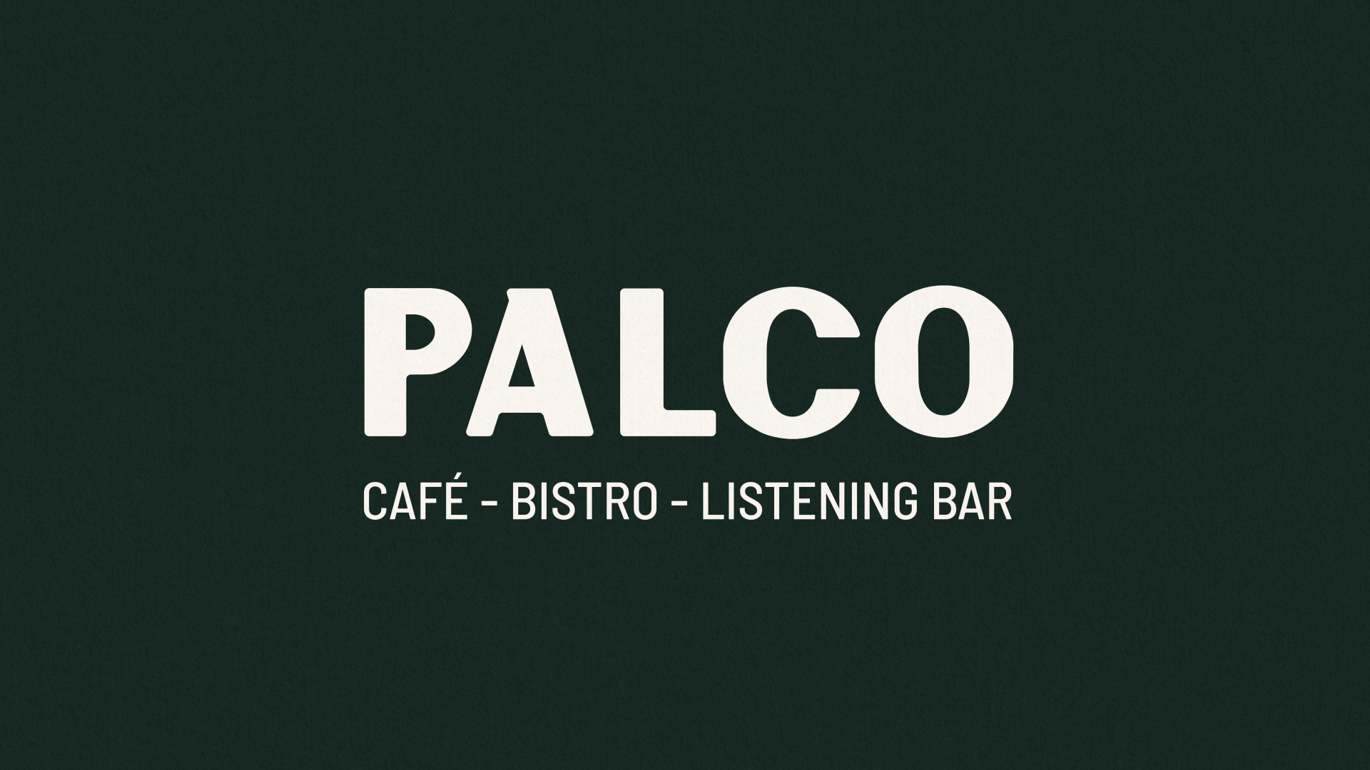 Palco — айдентика для бистро и listening-бара в Португалии — Изображение №1 — Брендинг на Dprofile