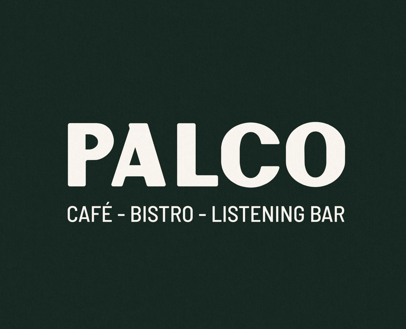Palco — айдентика для бистро и listening-бара в Португалии на Dprofile