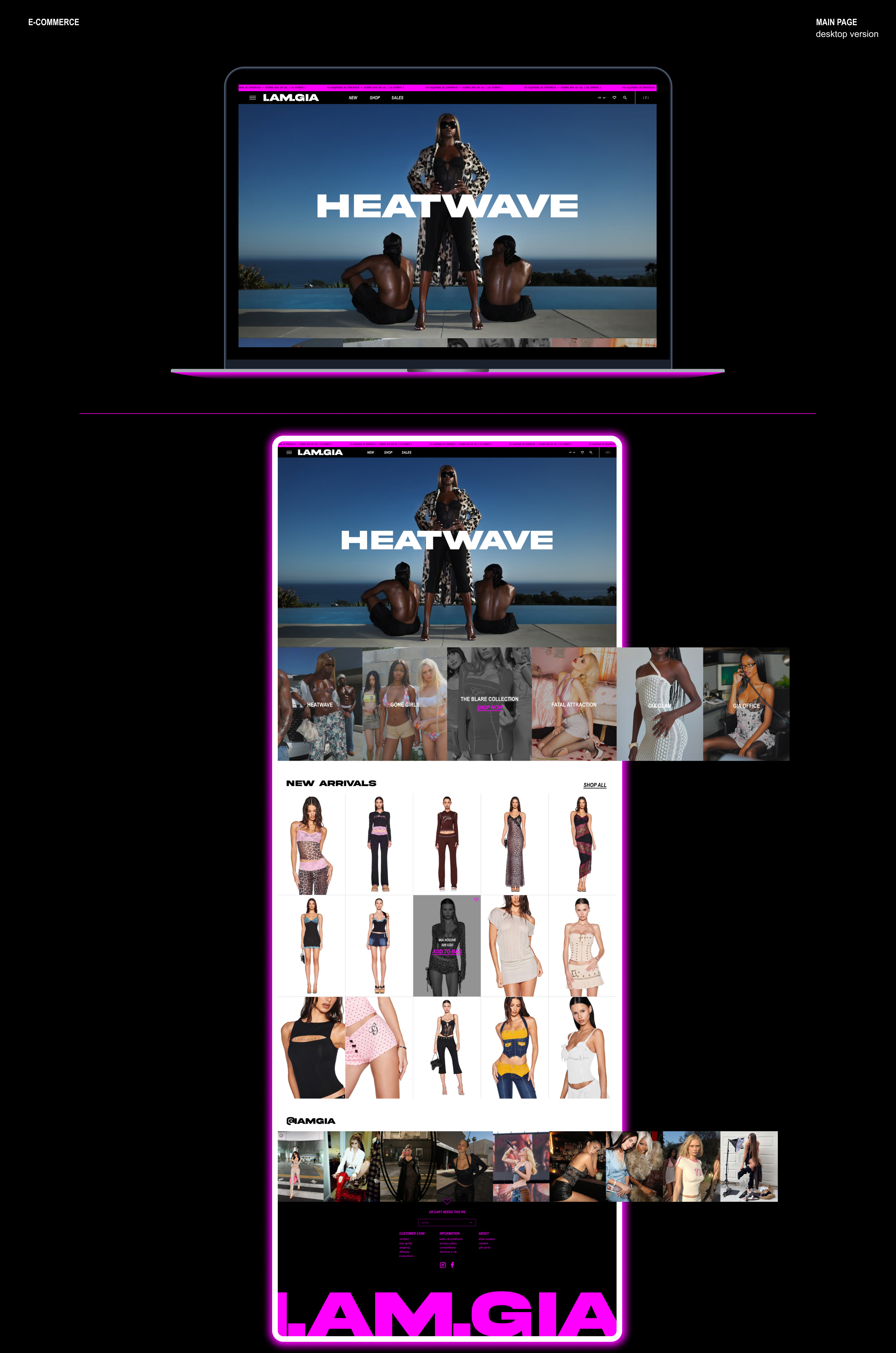 I.AM.GIA — E-commerce Website Redesign — Изображение №3 — Интерфейсы на Dprofile