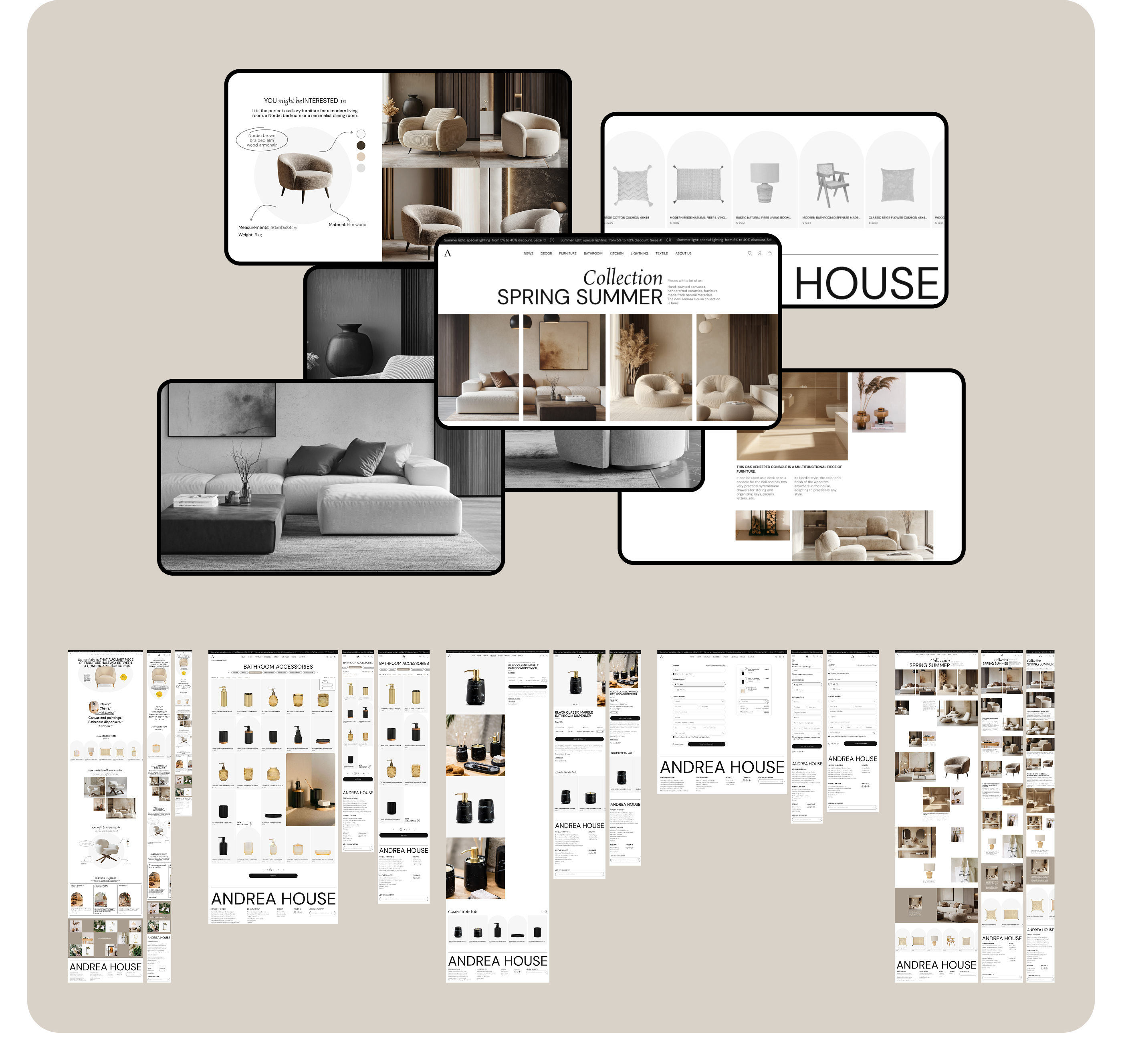 Online Store-Andea House — Изображение №7 — Интерфейсы, Графика на Dprofile