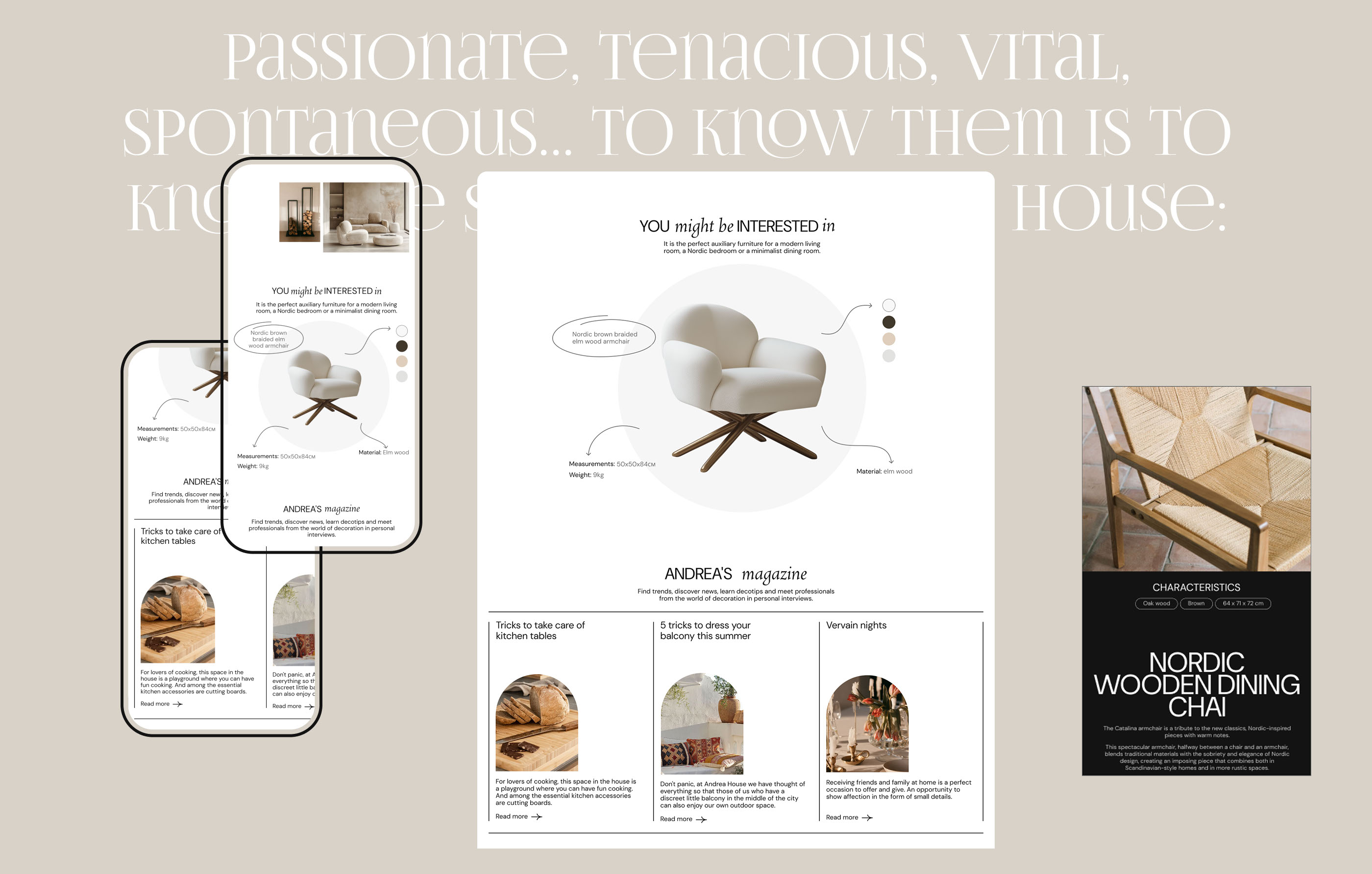 Online Store-Andea House — Изображение №5 — Интерфейсы, Графика на Dprofile