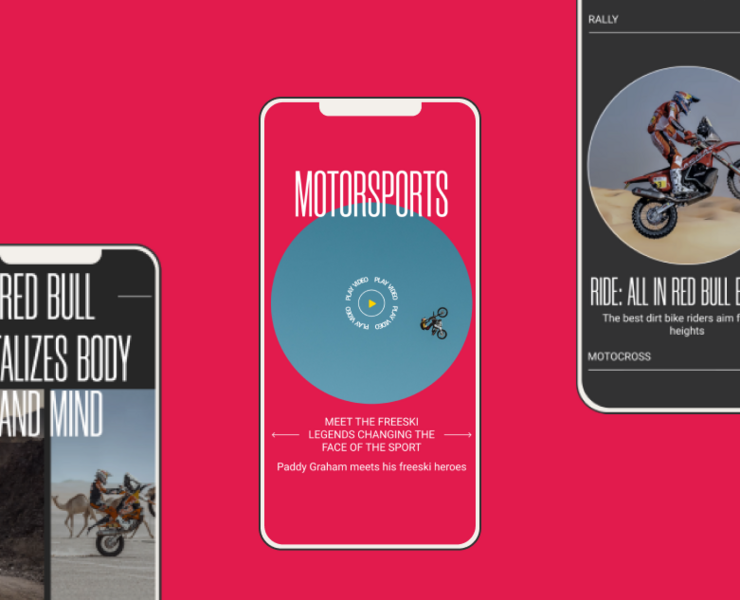 Red Bull-Website Redesign — Интерфейсы, Маркетинг на Dprofile