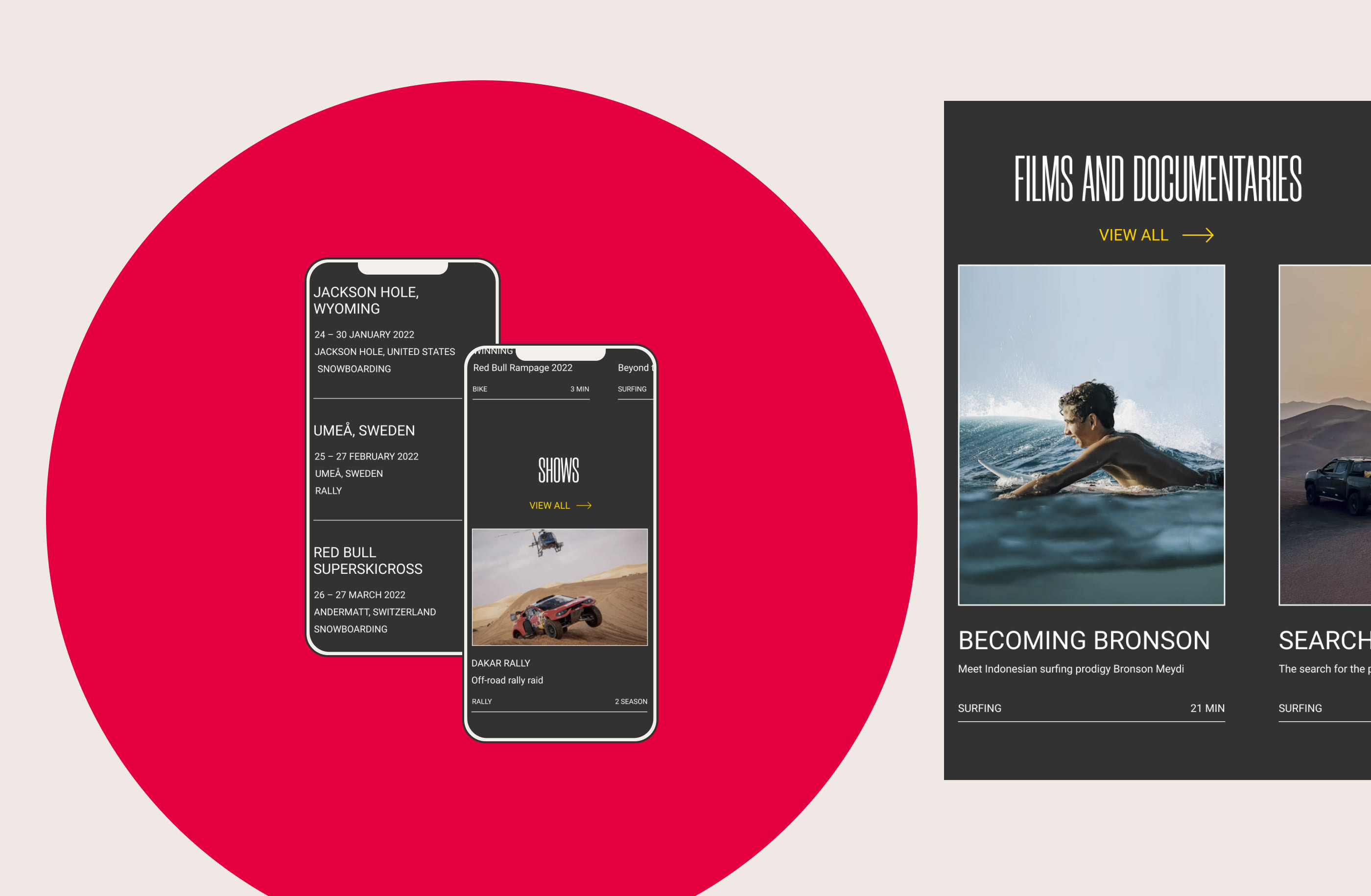Red Bull-Website Redesign — Изображение №7 — Интерфейсы, Маркетинг на Dprofile