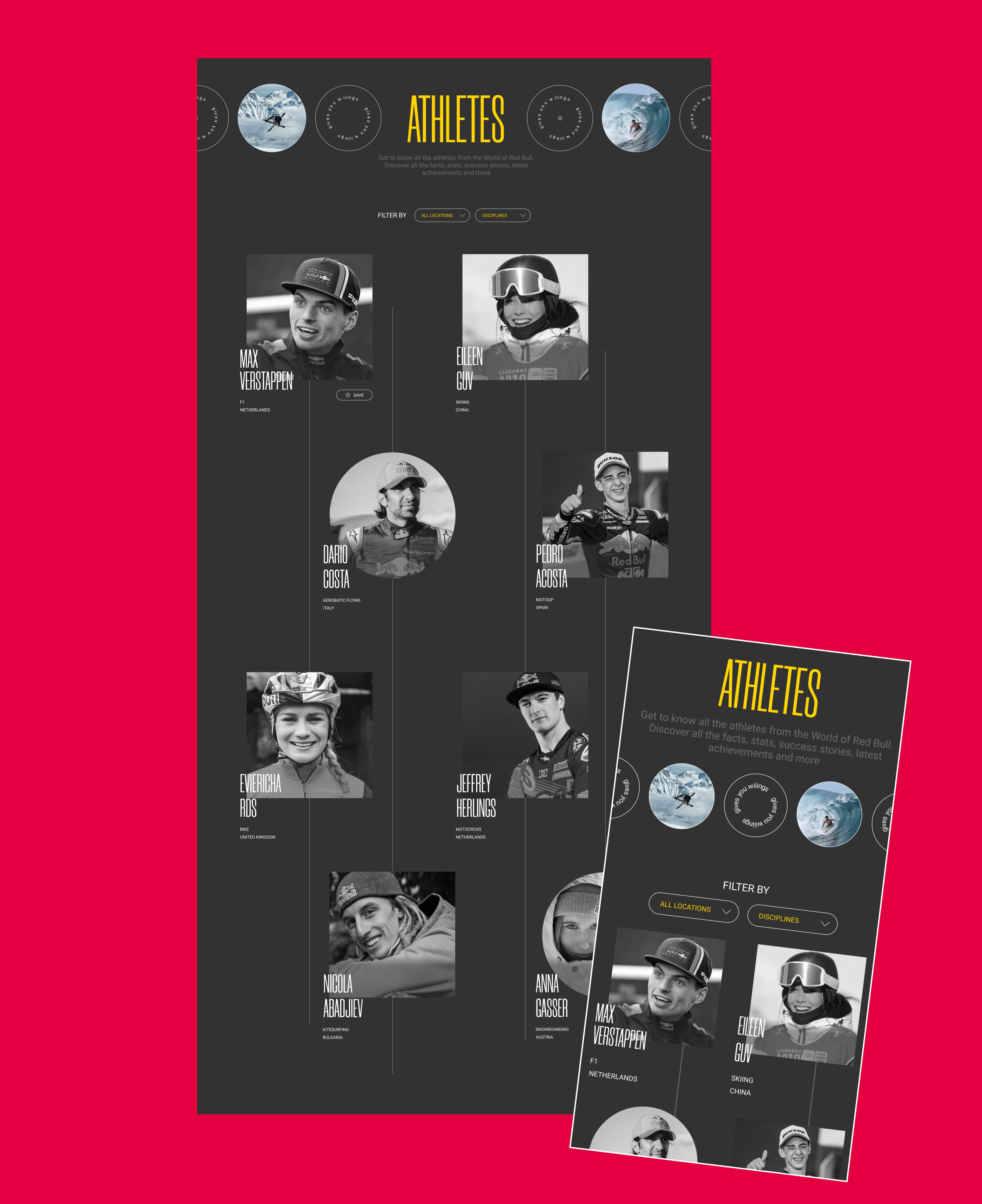 Red Bull-Website Redesign — Изображение №14 — Интерфейсы, Маркетинг на Dprofile