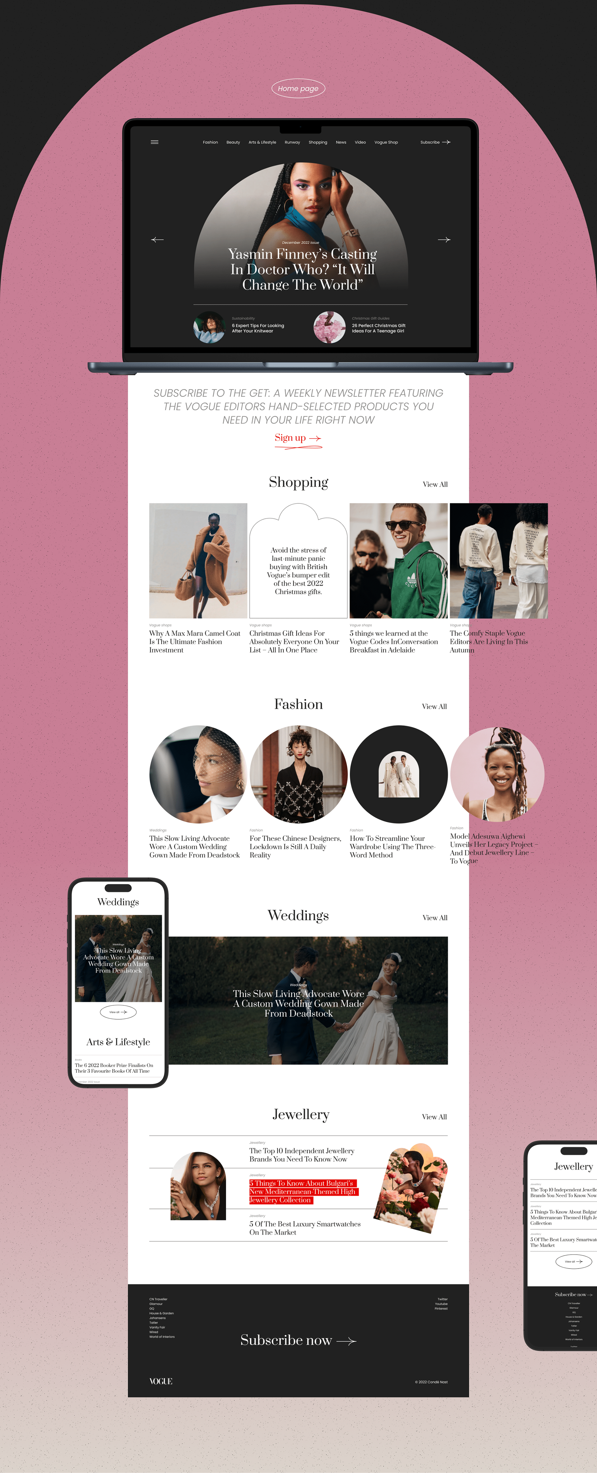 News magazine — Website redesign concept — Изображение №2 — Интерфейсы, Маркетинг на Dprofile