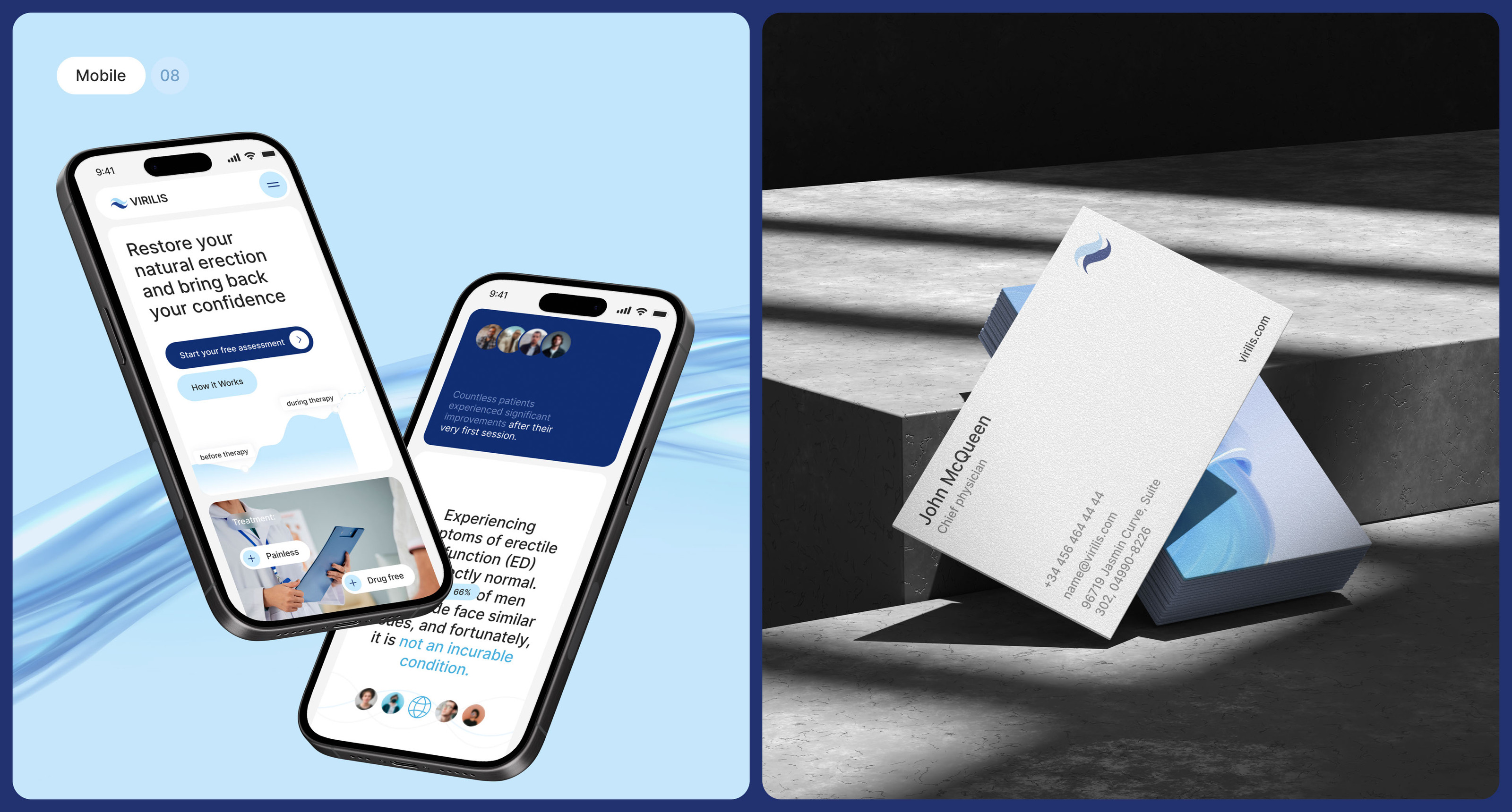 Virilis Website - Shockwave therapy for ED — Изображение №9 — Интерфейсы на Dprofile