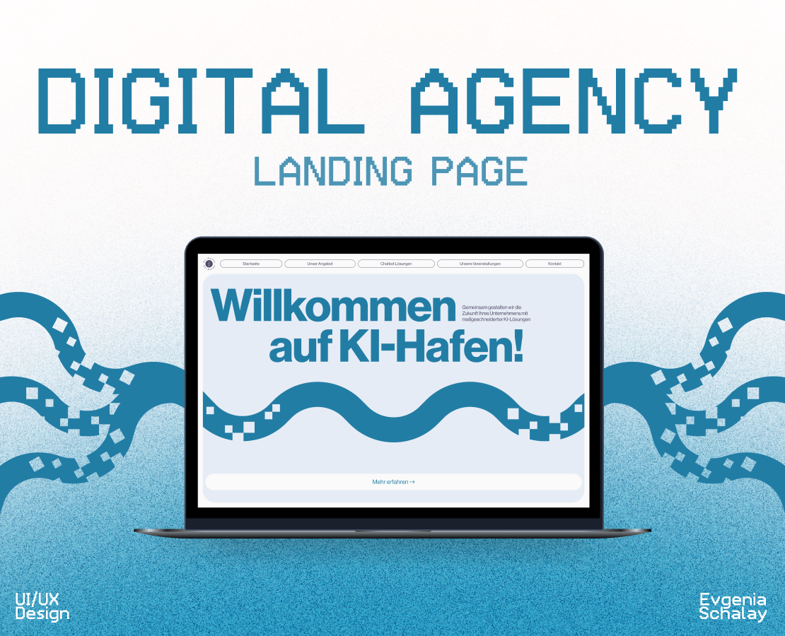 KI-Hafen / Landing Page — Интерфейсы на Dprofile