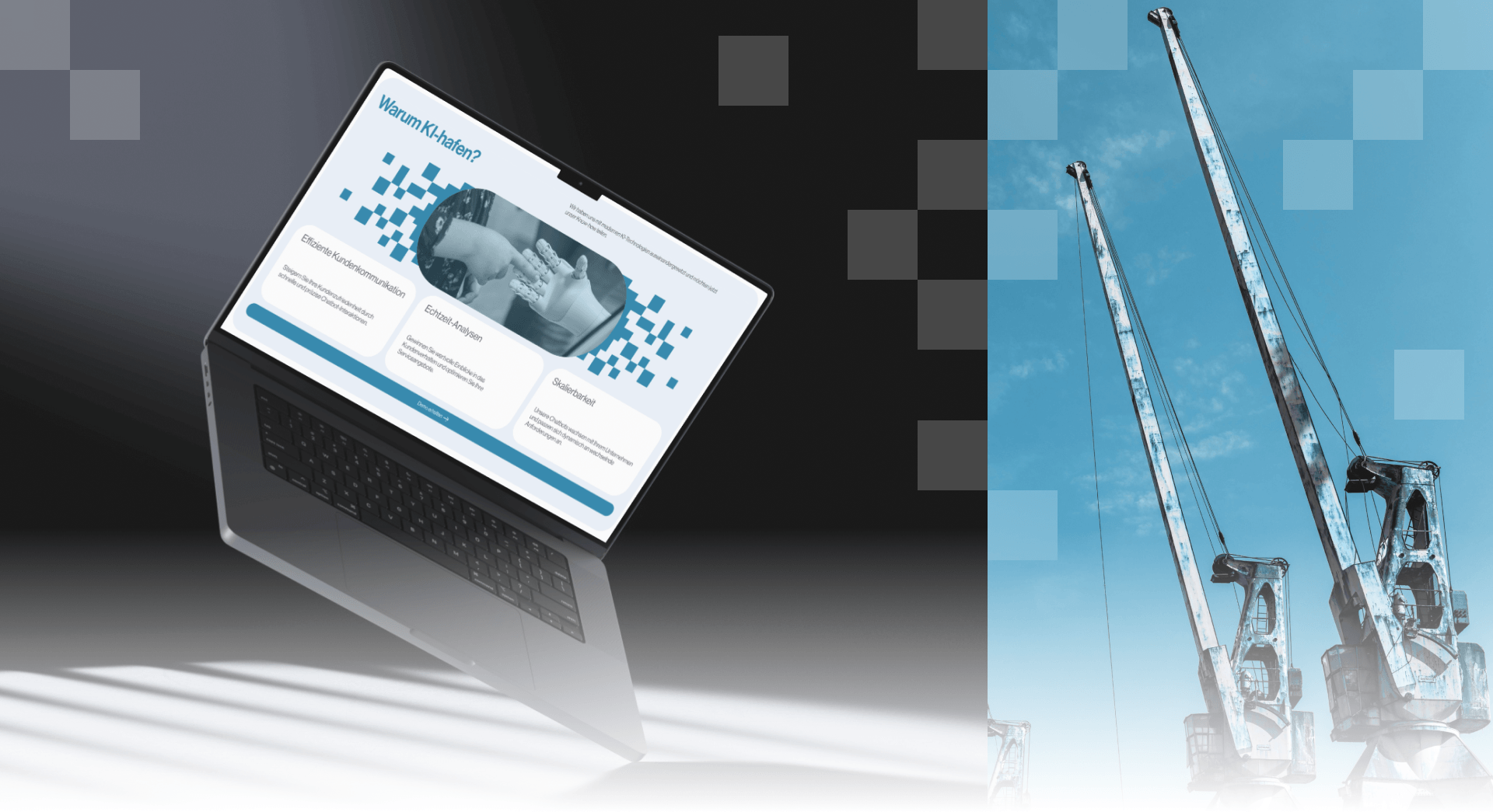 KI-Hafen / Landing Page — Изображение №8 — Интерфейсы на Dprofile