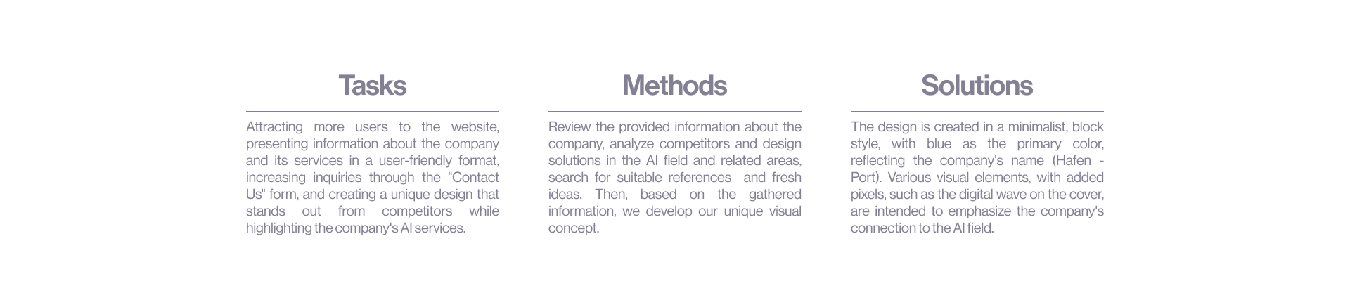 KI-Hafen / Landing Page — Изображение №2 — Интерфейсы на Dprofile