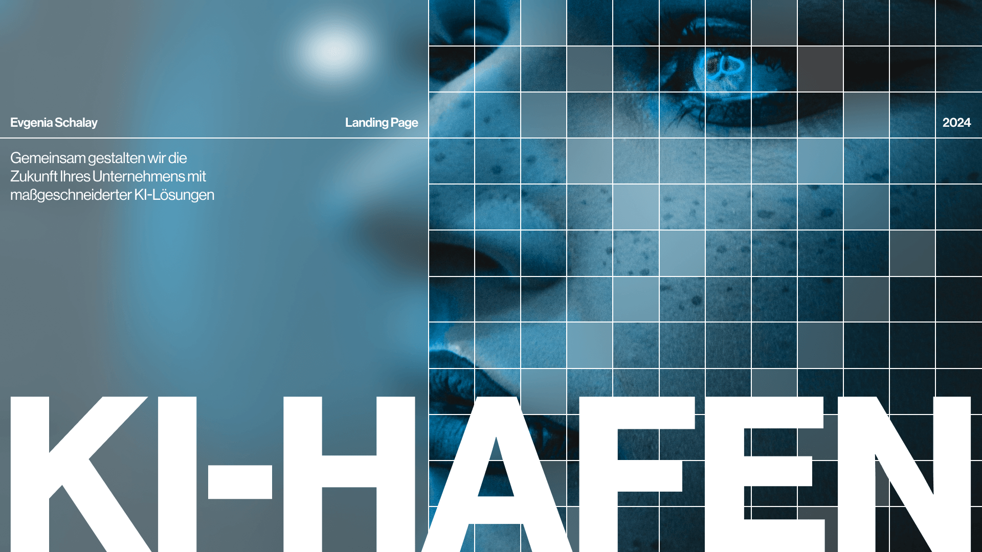 KI-Hafen / Landing Page — Изображение №1 — Интерфейсы на Dprofile