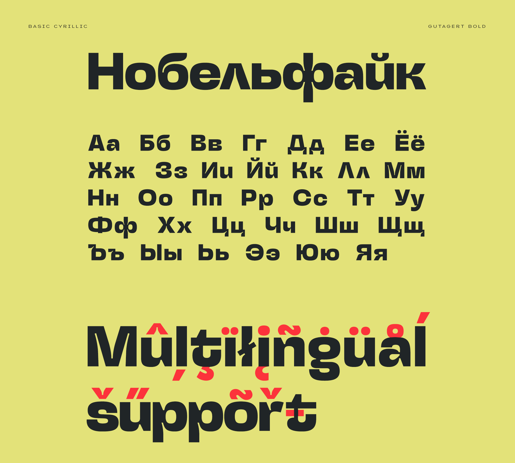 Шрифт Gutagert — Изображение №10 — Брендинг, Графика на Dprofile