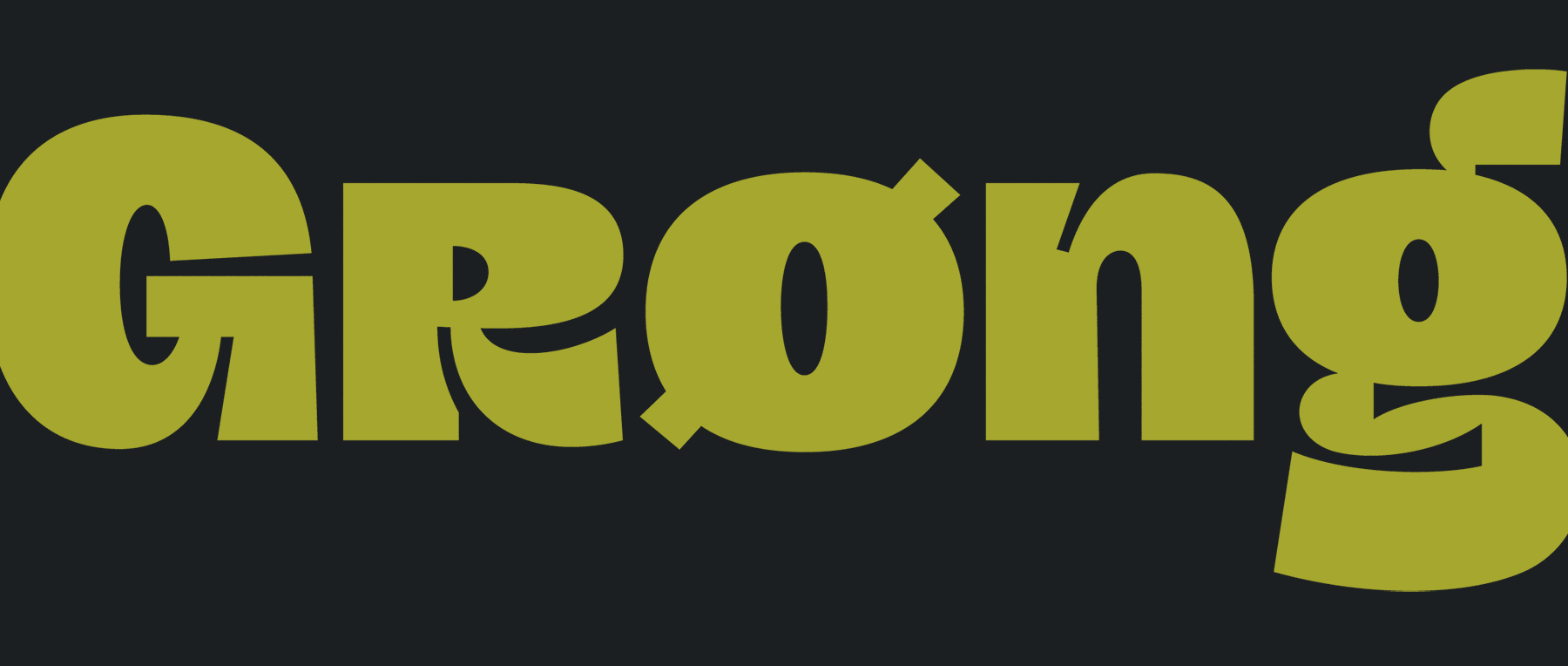 Шрифт Grongert — Изображение №3 — Брендинг, Графика на Dprofile